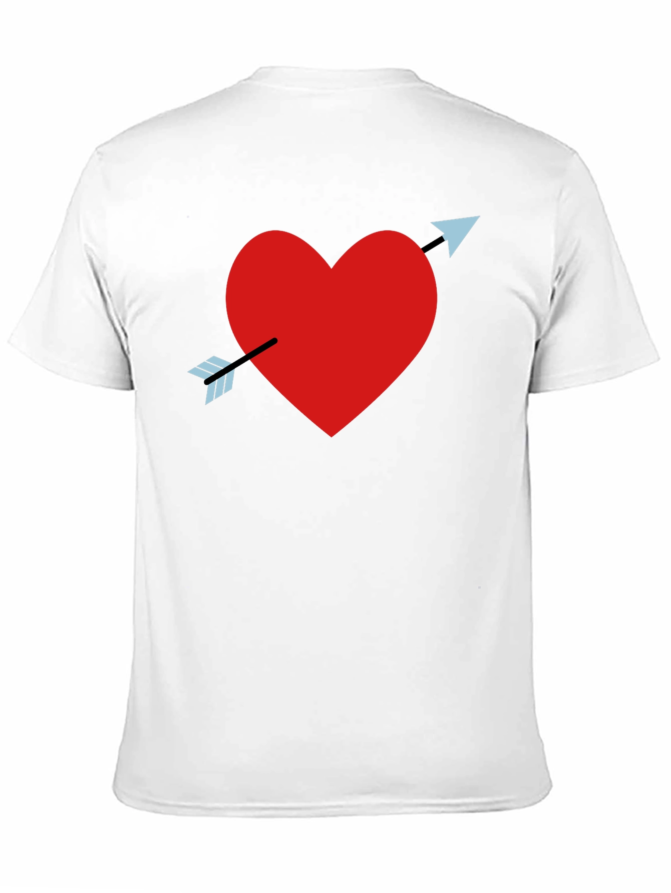 Heart Arrow Black T-Shirt