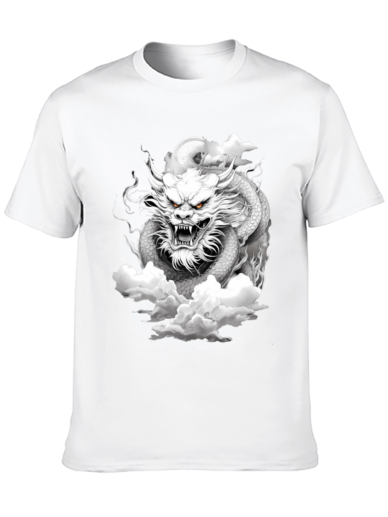 Dragon Graphic Tee - Black