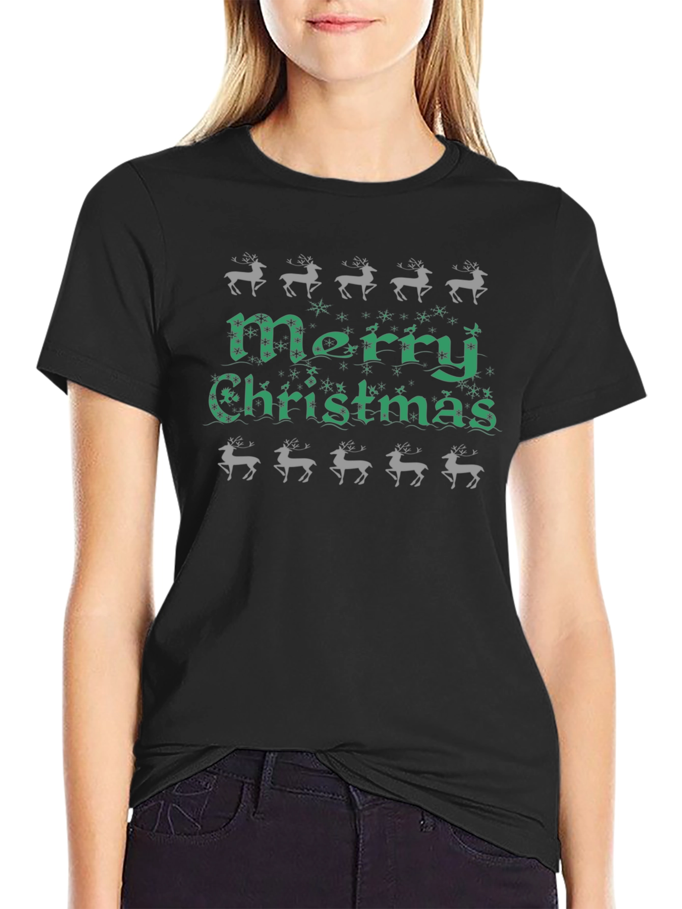 Merry Christmas Deer T-Shirt