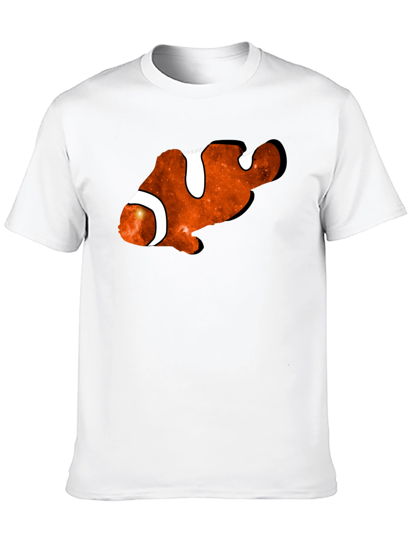 Galaxy Clownfish Black T-Shirt - Unique Graphic Tee