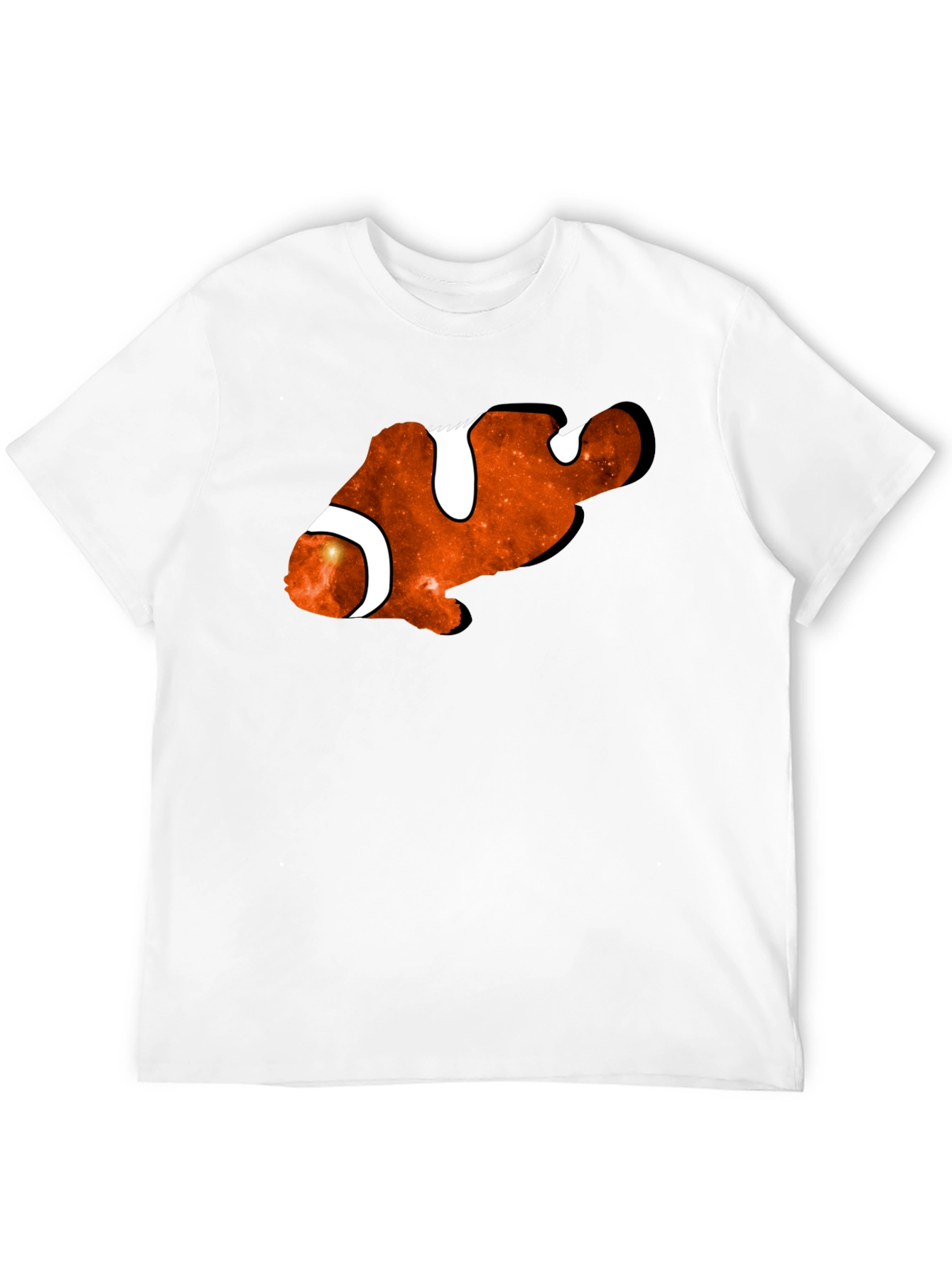 Galaxy Clownfish Black T-Shirt - Unique Graphic Tee