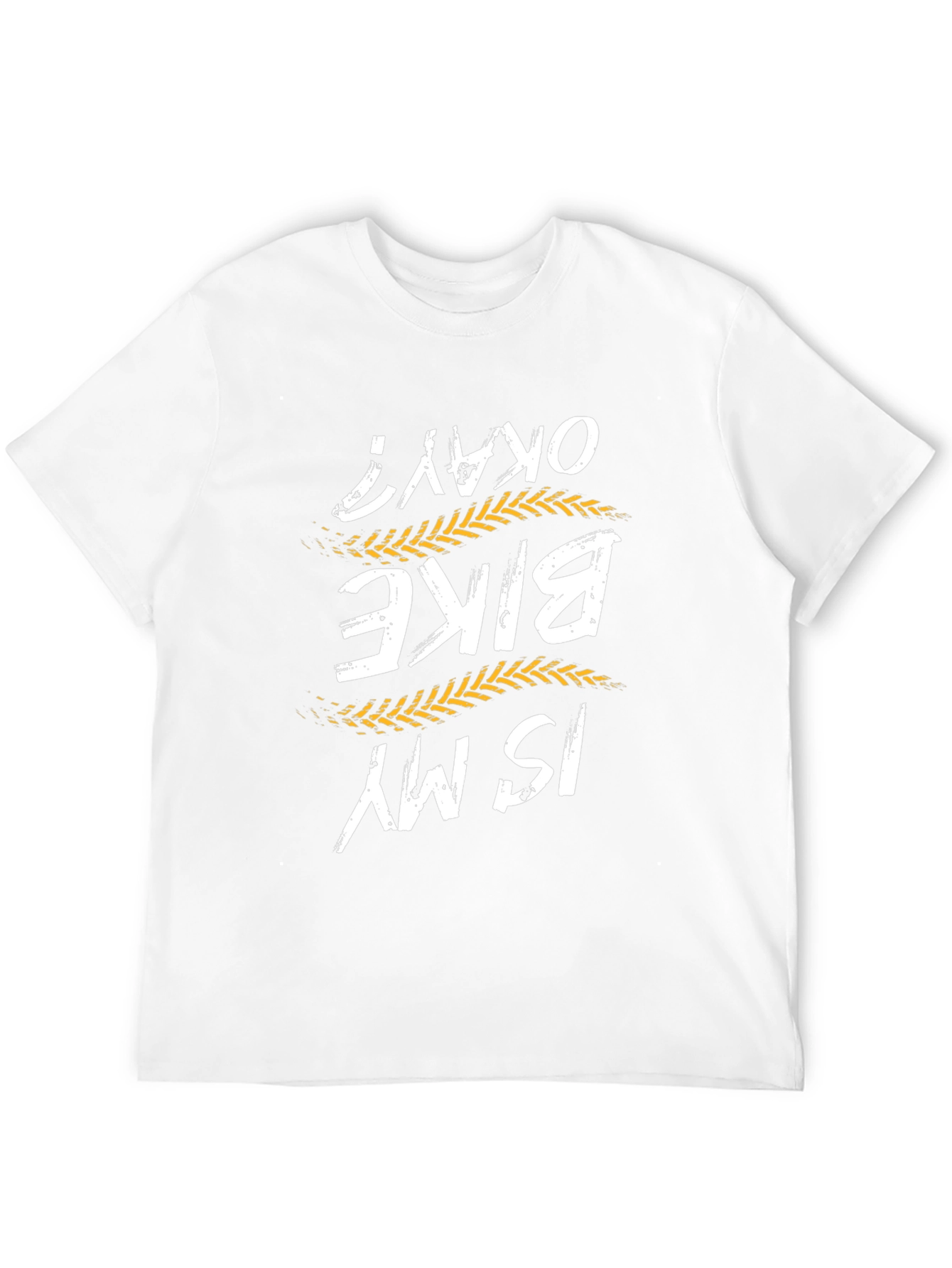 Bike is My Okay? T-Shirt - Black Cotton Tee
