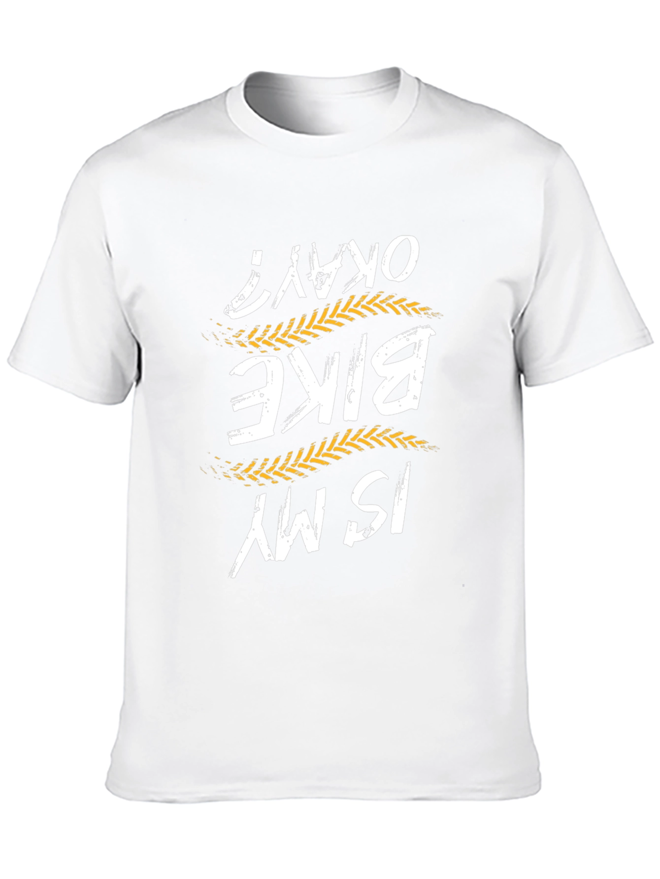 Bike is My Okay? T-Shirt - Black Cotton Tee