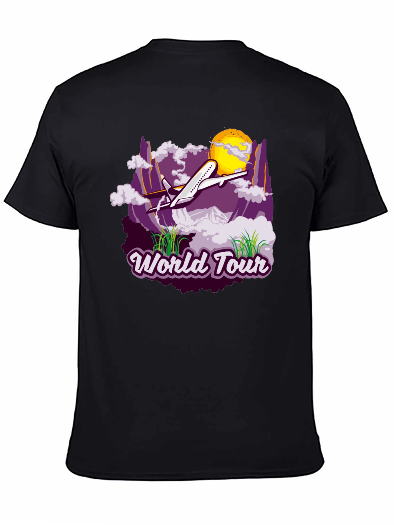 World Tour Graphic T-Shirt - Travel Adventure Tee