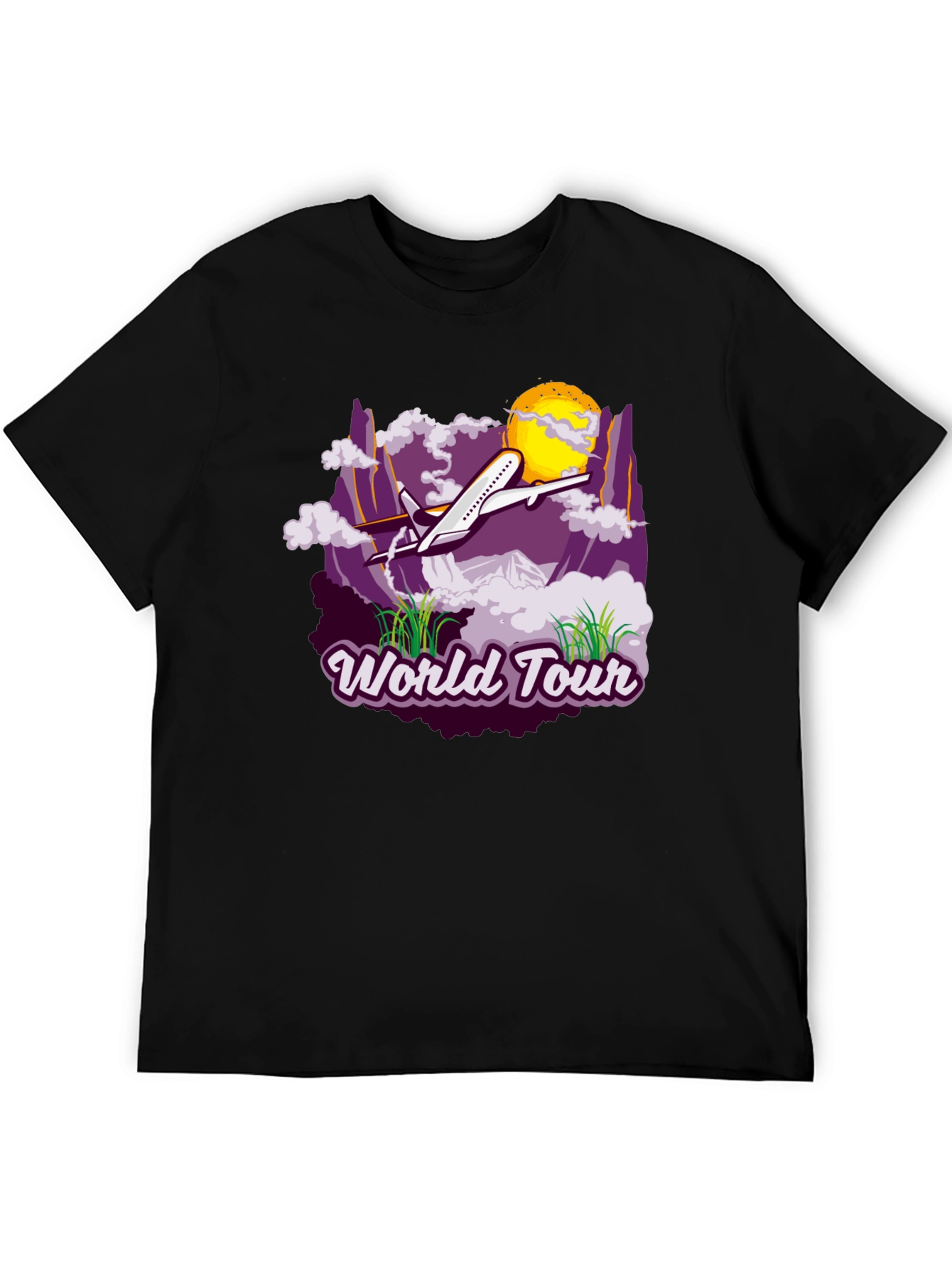 World Tour Graphic T-Shirt - Travel Adventure Tee