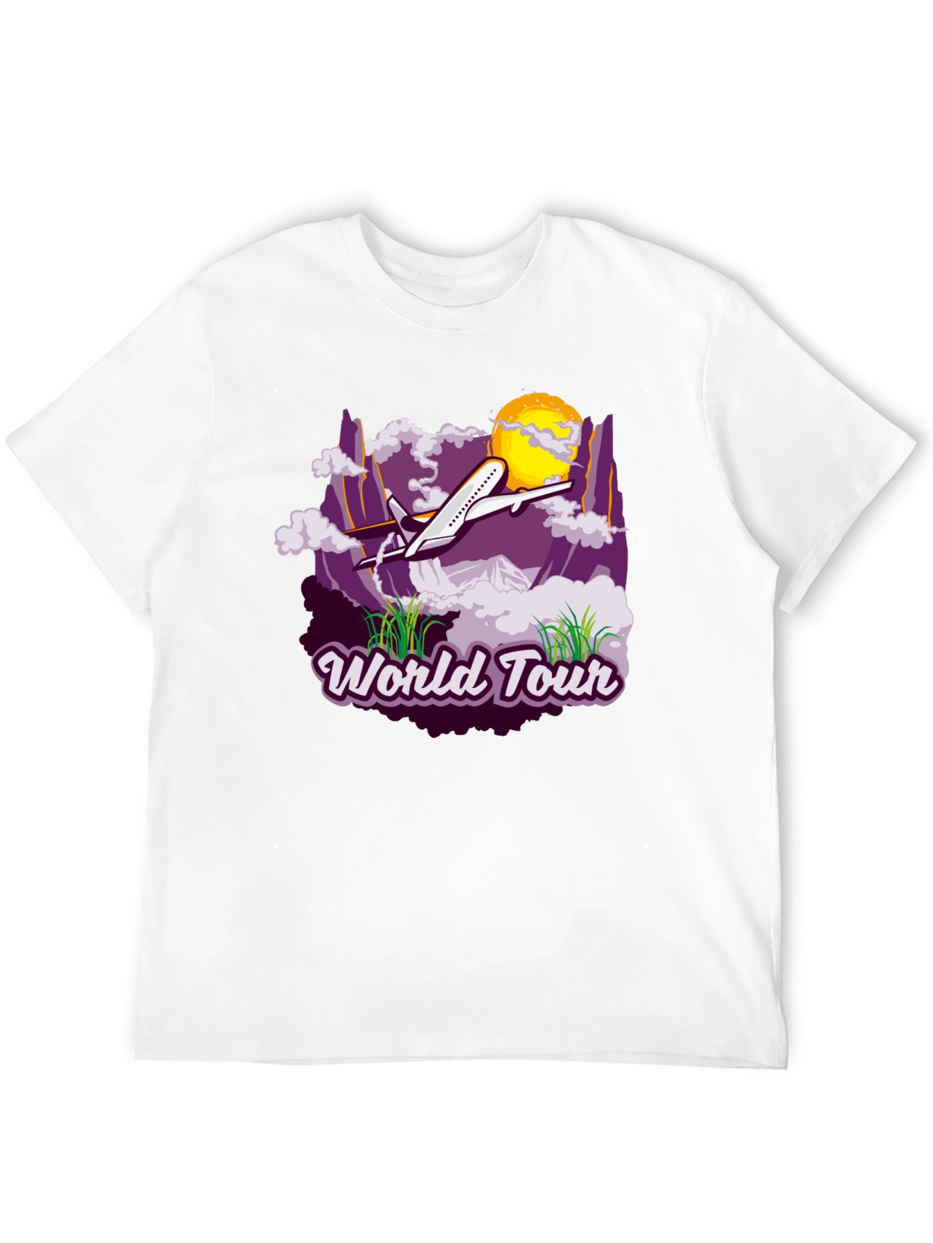 World Tour Graphic T-Shirt - Travel Adventure Tee