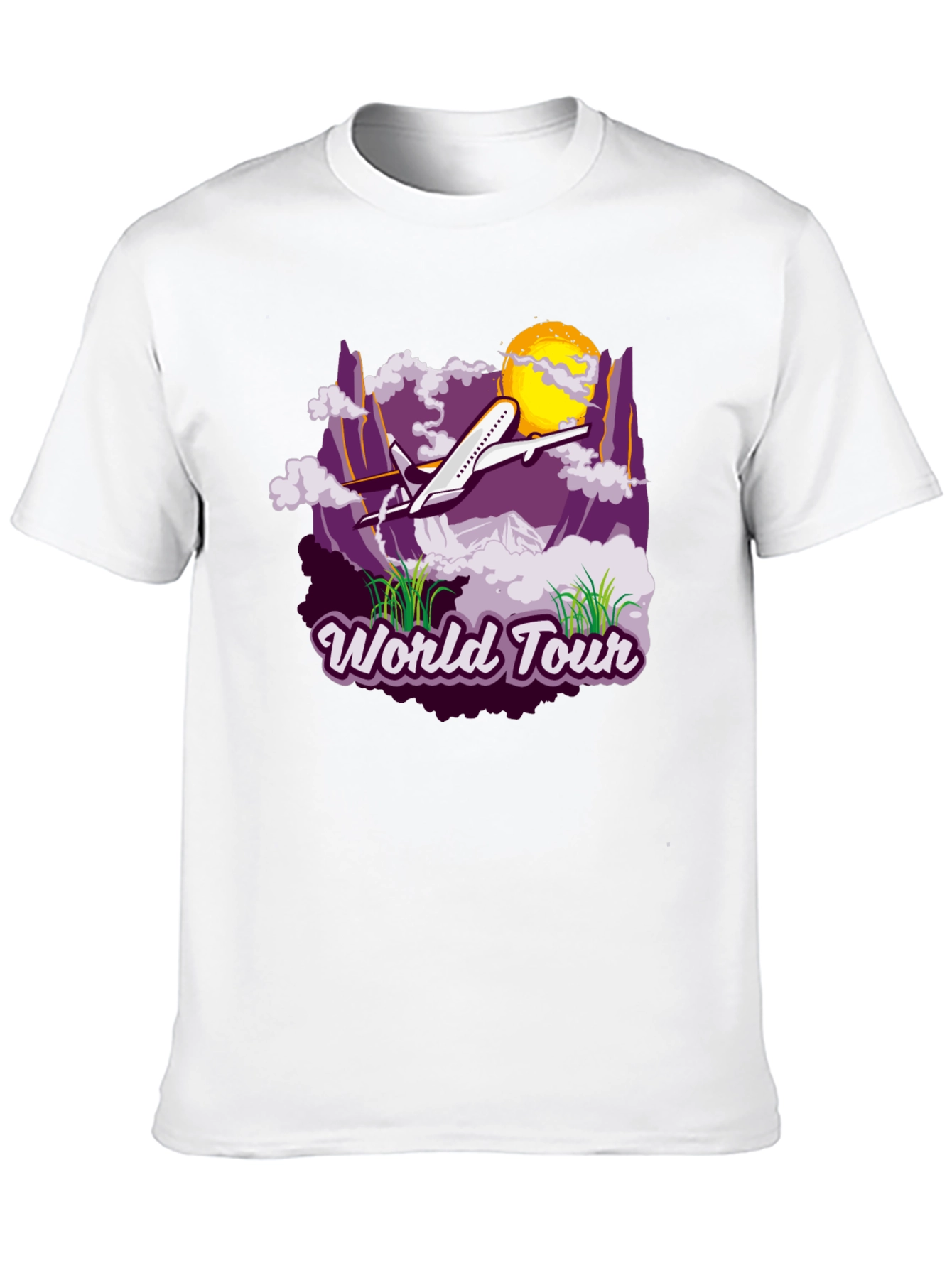 World Tour Graphic T-Shirt - Travel Adventure Tee