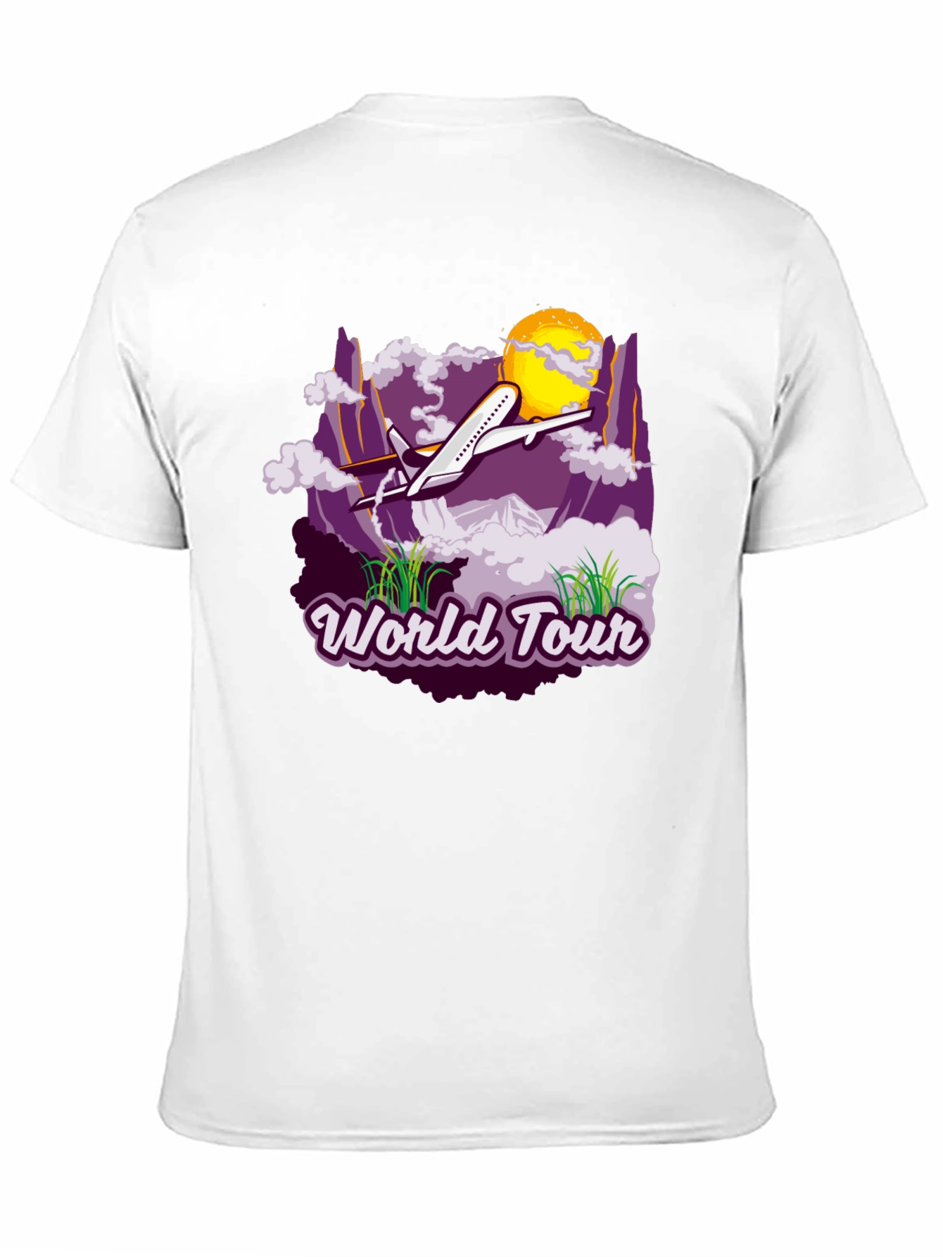World Tour Graphic T-Shirt - Travel Adventure Tee