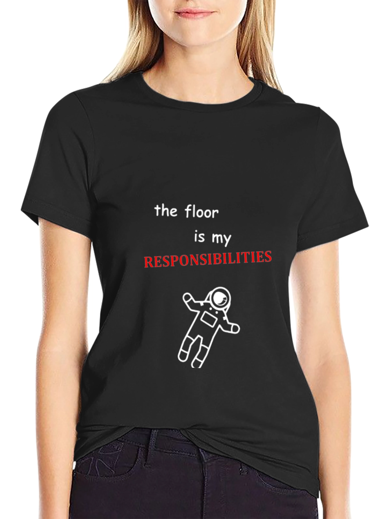 The Floor is My Responsibilities Graphic Tee