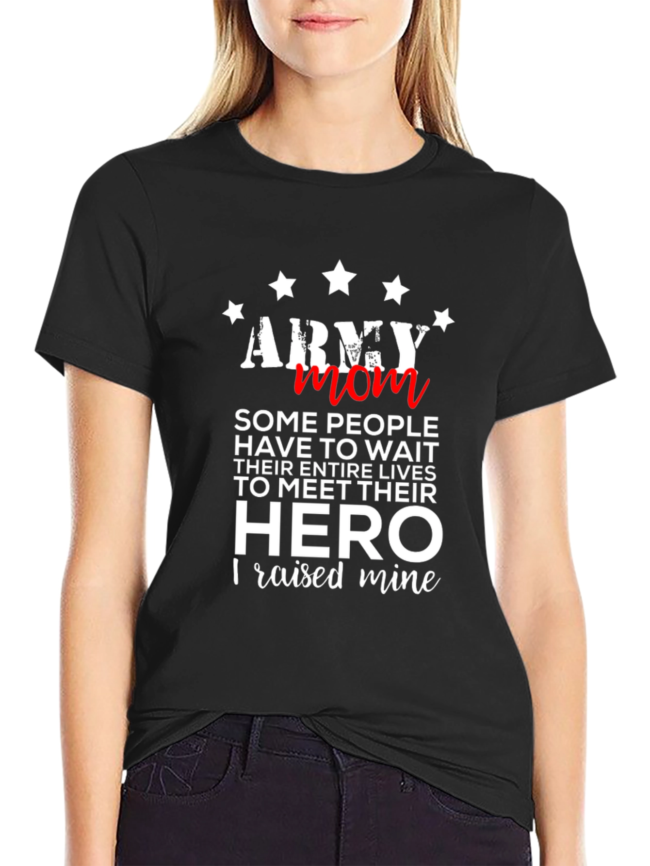 Army Mom Graphic T-Shirt - Hero Pride