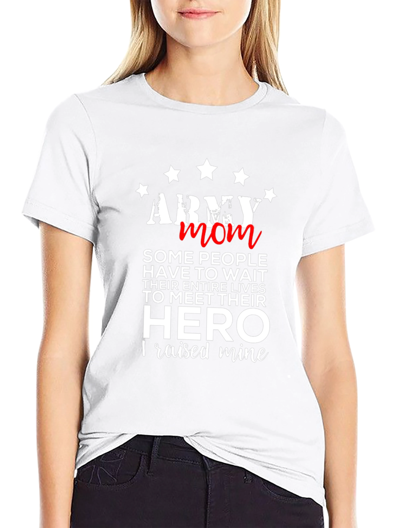 Army Mom Graphic T-Shirt - Hero Pride