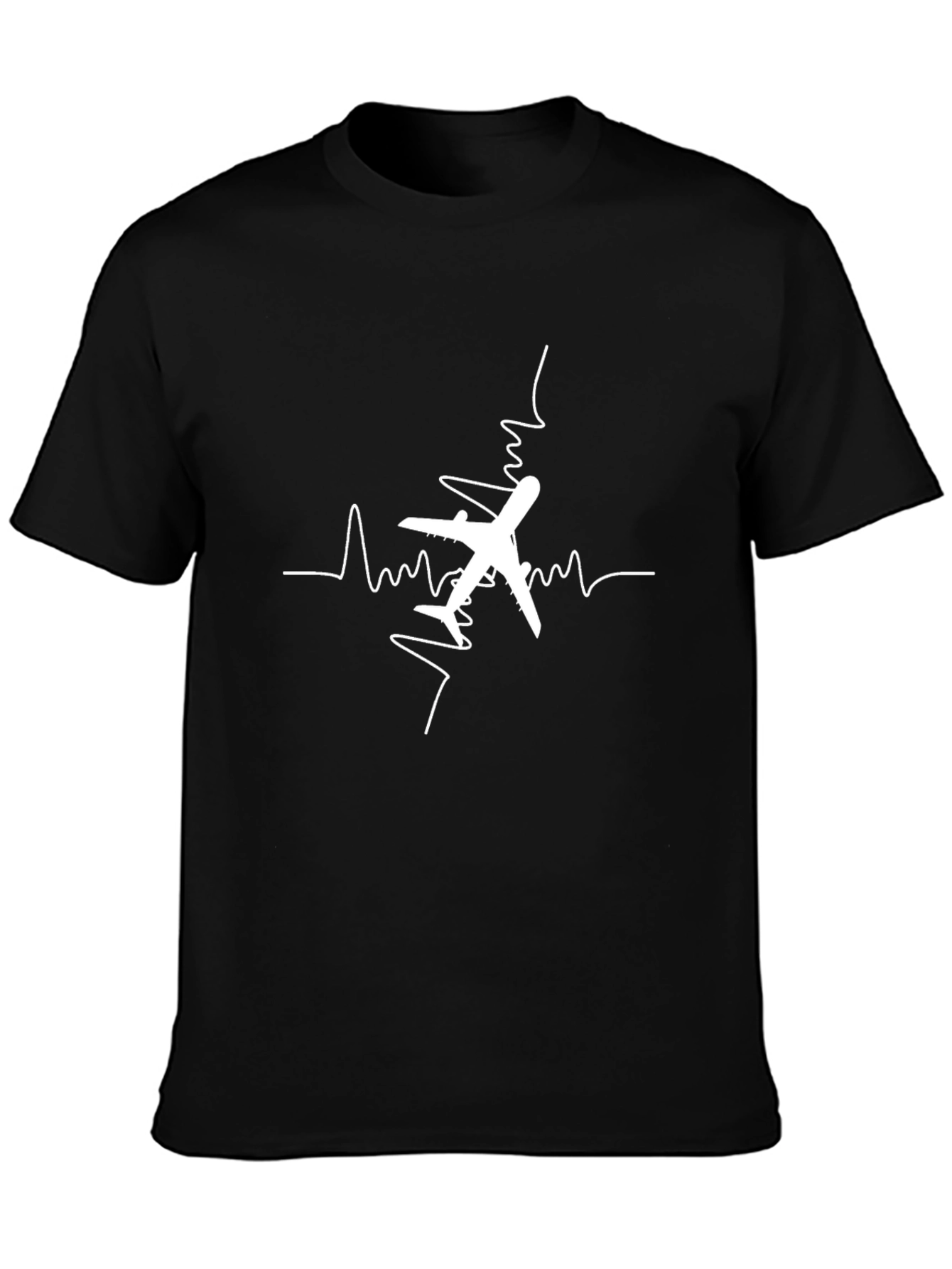 Pilot Heartbeat T-Shirt - Aviation Lovers Tee