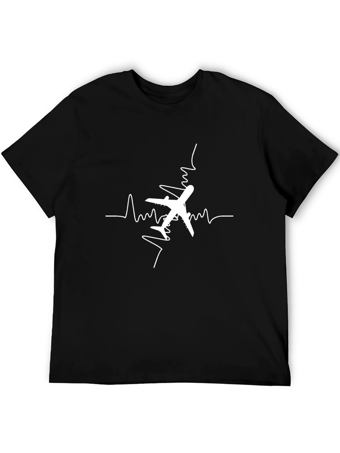 Pilot Heartbeat T-Shirt - Aviation Lovers Tee