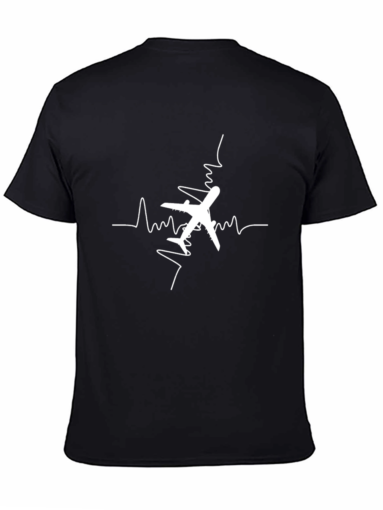 Pilot Heartbeat T-Shirt - Aviation Lovers Tee