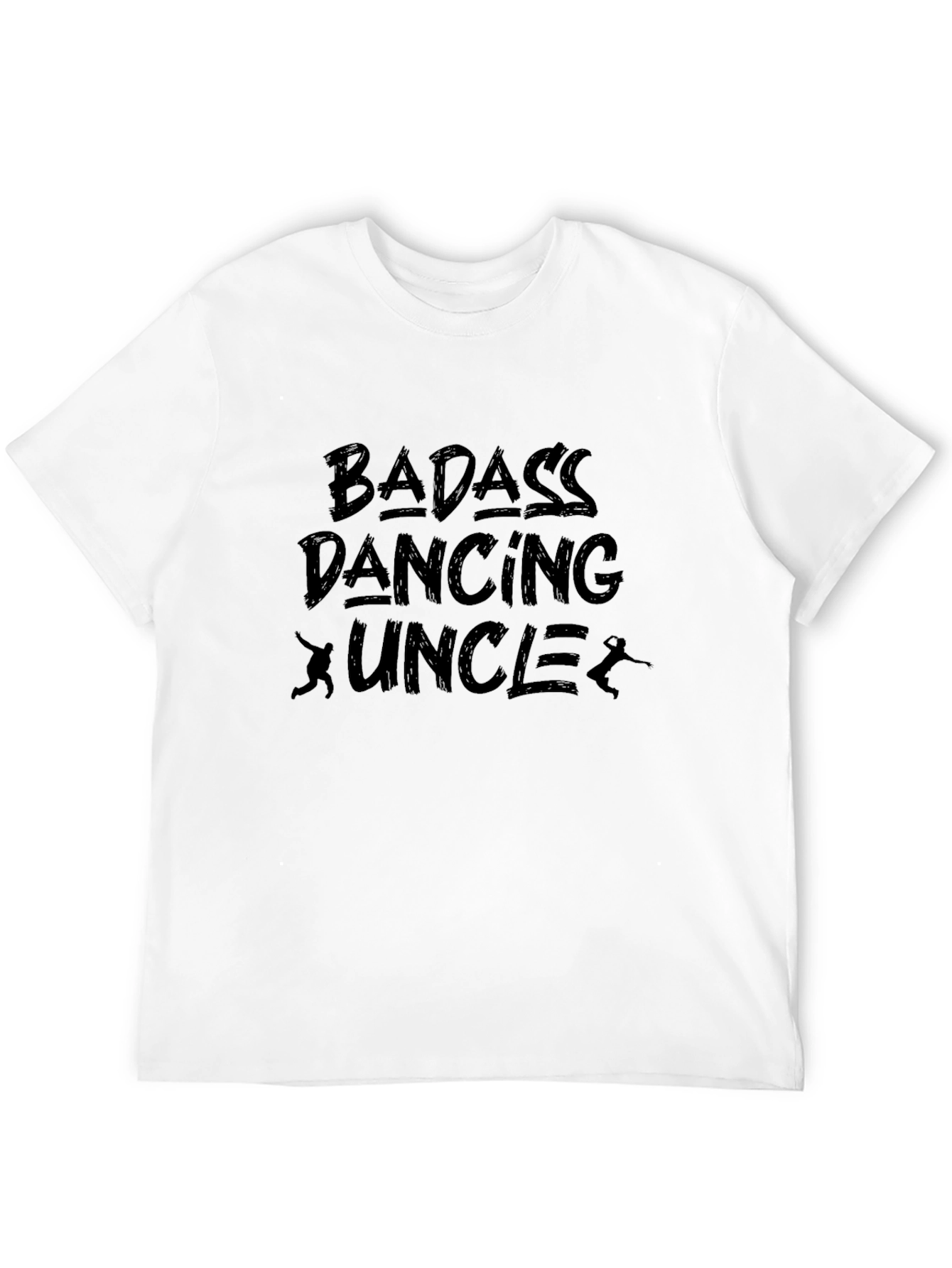Badass Dancing Uncle T-Shirt - Black