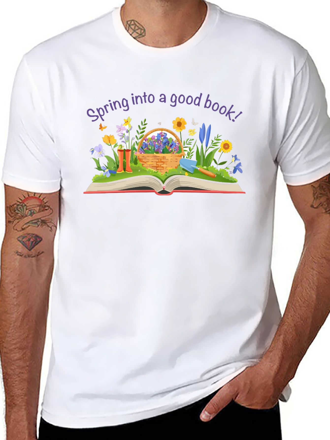 Spring into a Good Book T-Shirt