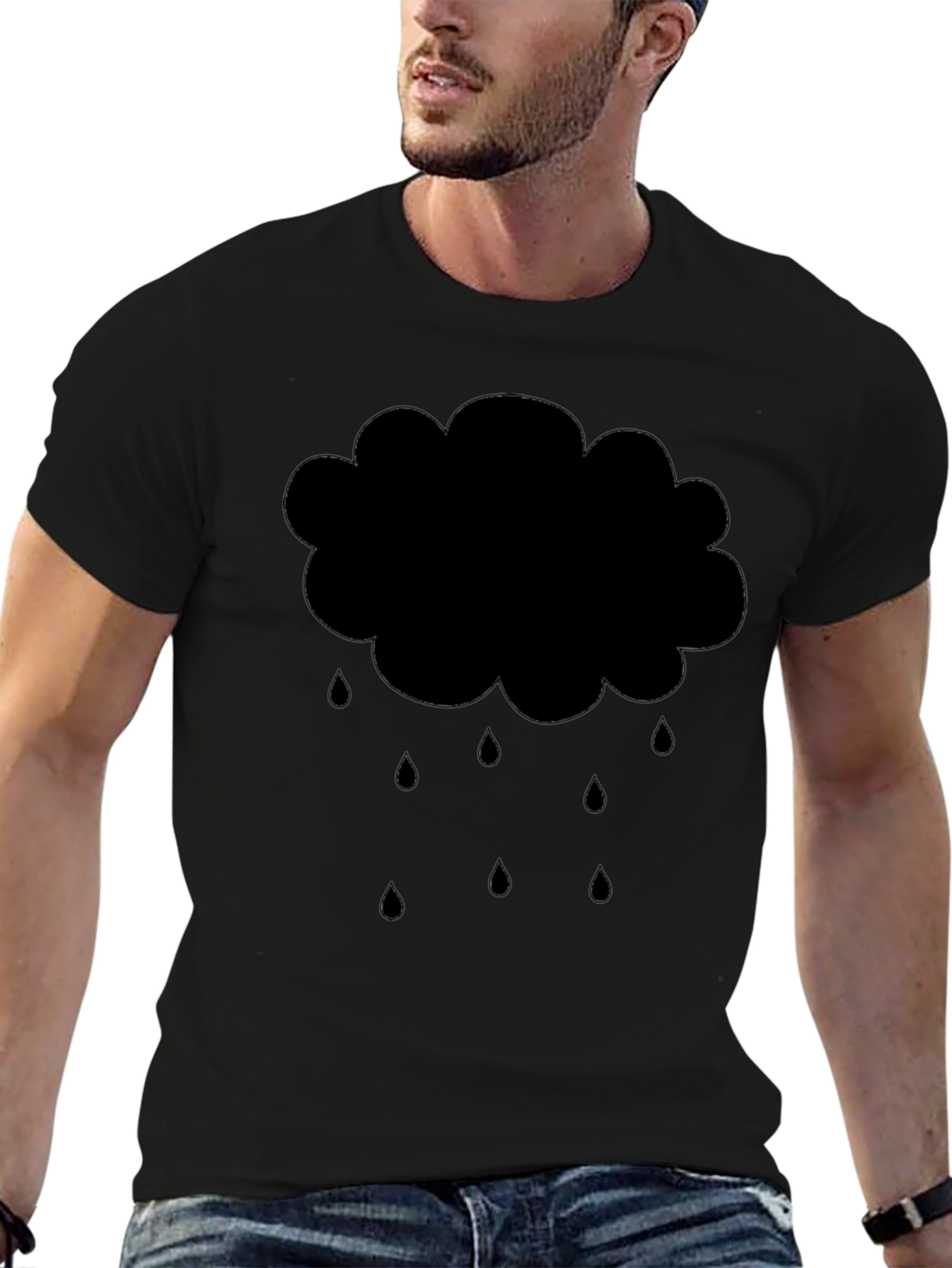 Rainy Day Cloud Graphic T-Shirt