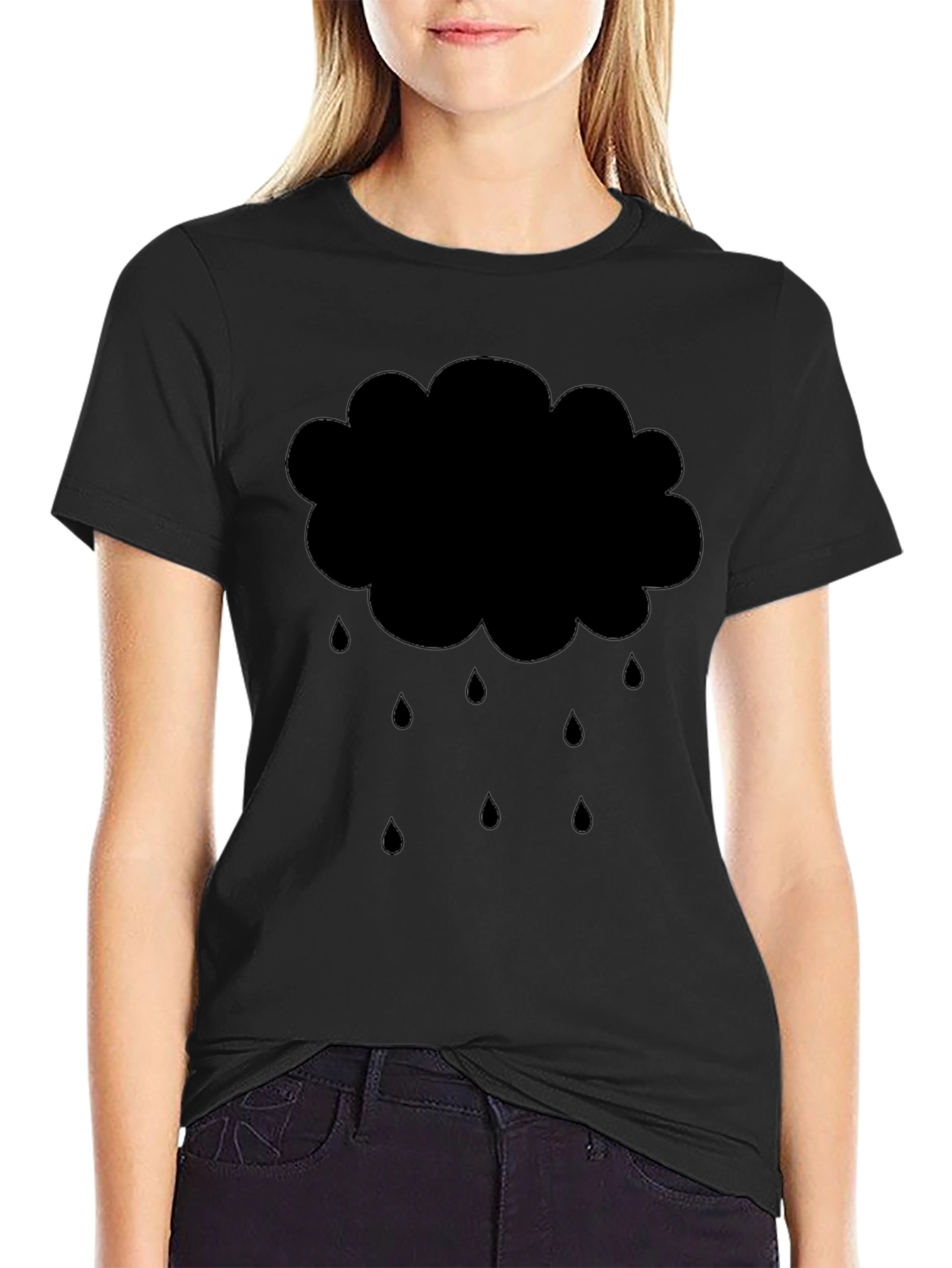 Rainy Day Cloud Graphic T-Shirt