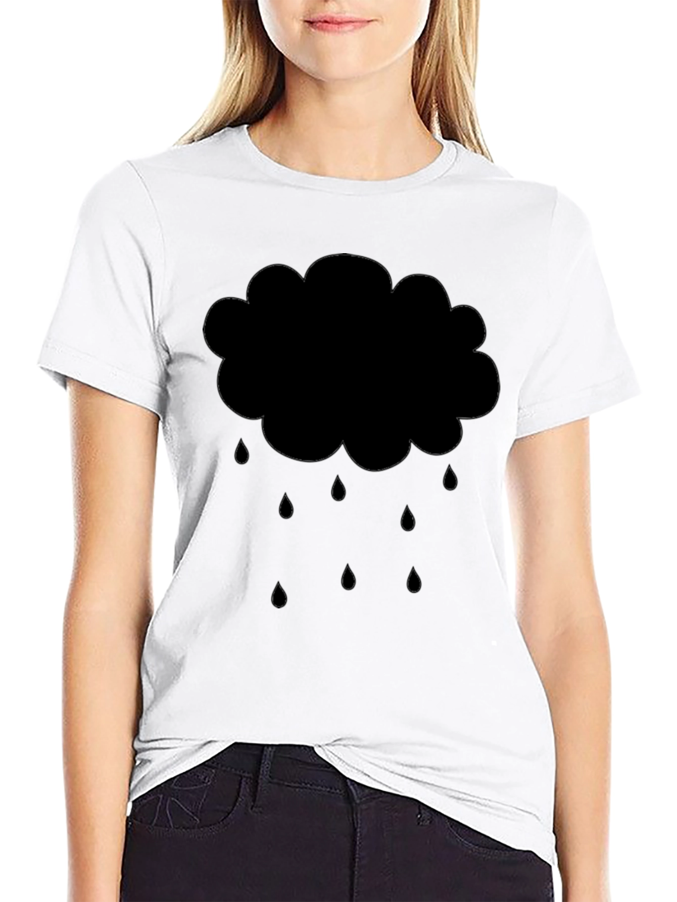 Rainy Day Cloud Graphic T-Shirt