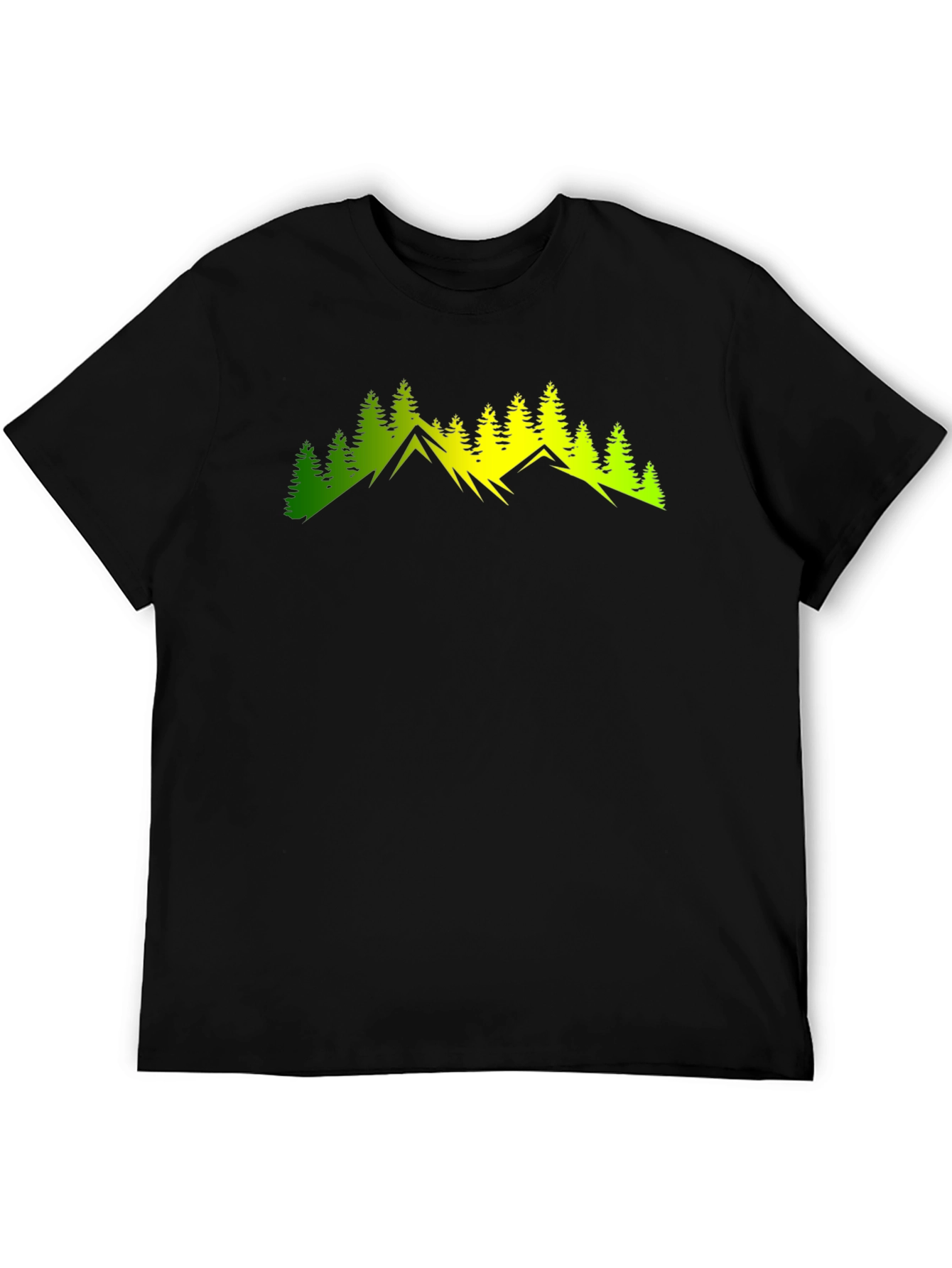 Mountain & Trees Graphic T-Shirt - Nature Lover Tee