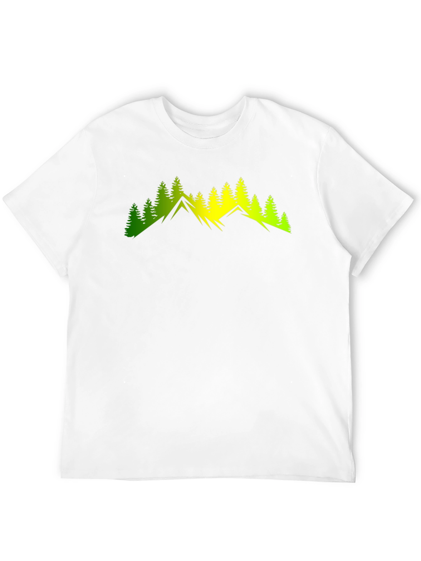 Mountain & Trees Graphic T-Shirt - Nature Lover Tee