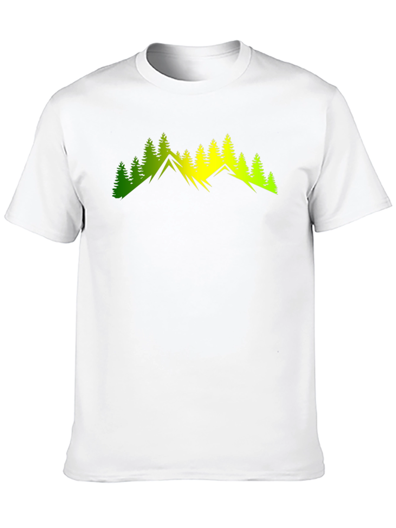 Mountain & Trees Graphic T-Shirt - Nature Lover Tee