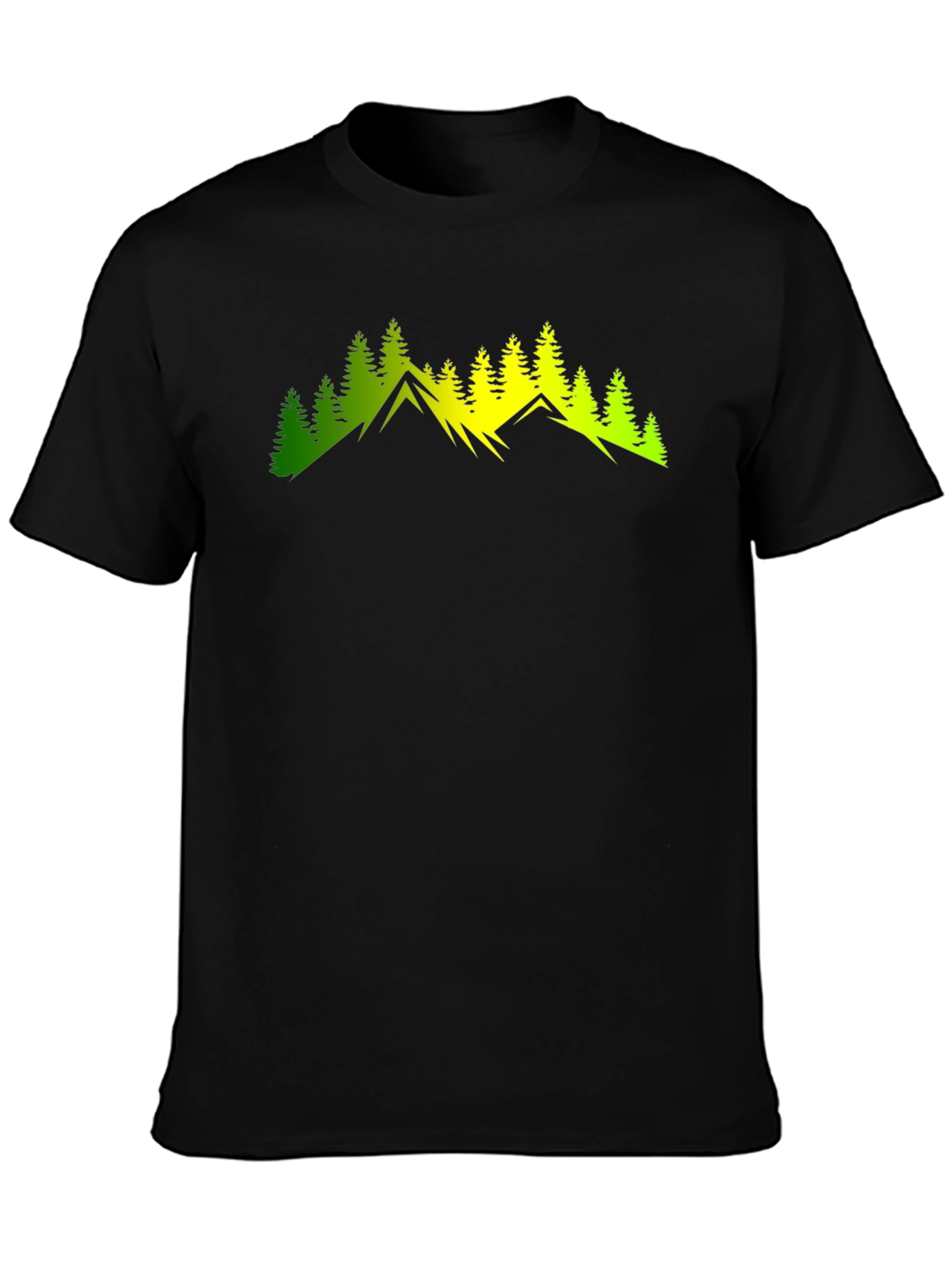 Mountain & Trees Graphic T-Shirt - Nature Lover Tee