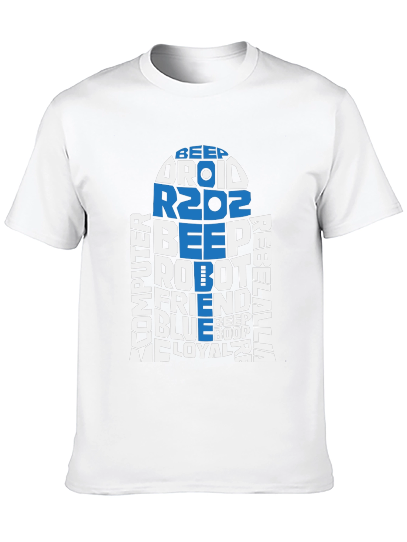 R2D2 Word Art T-Shirt
