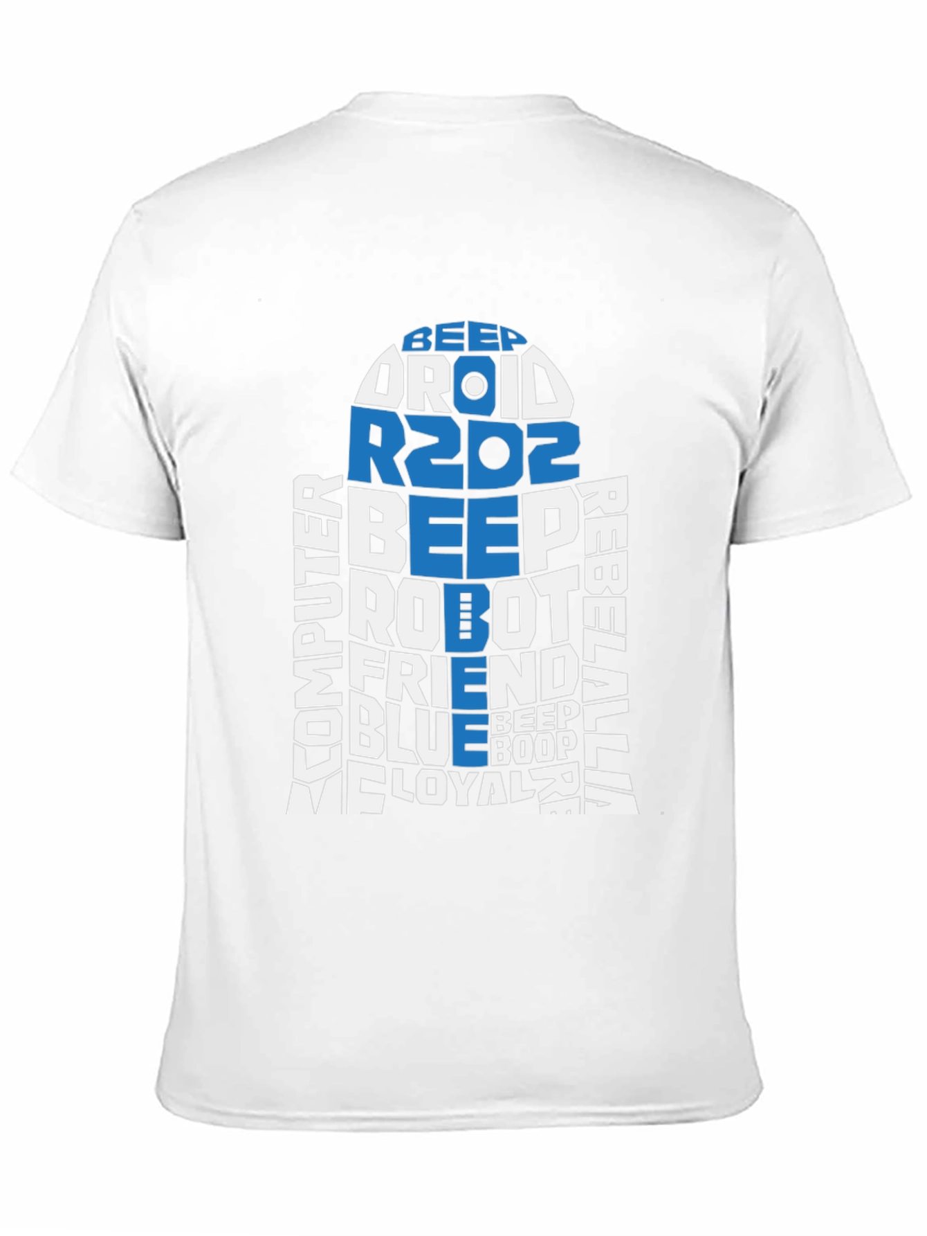 R2D2 Word Art T-Shirt