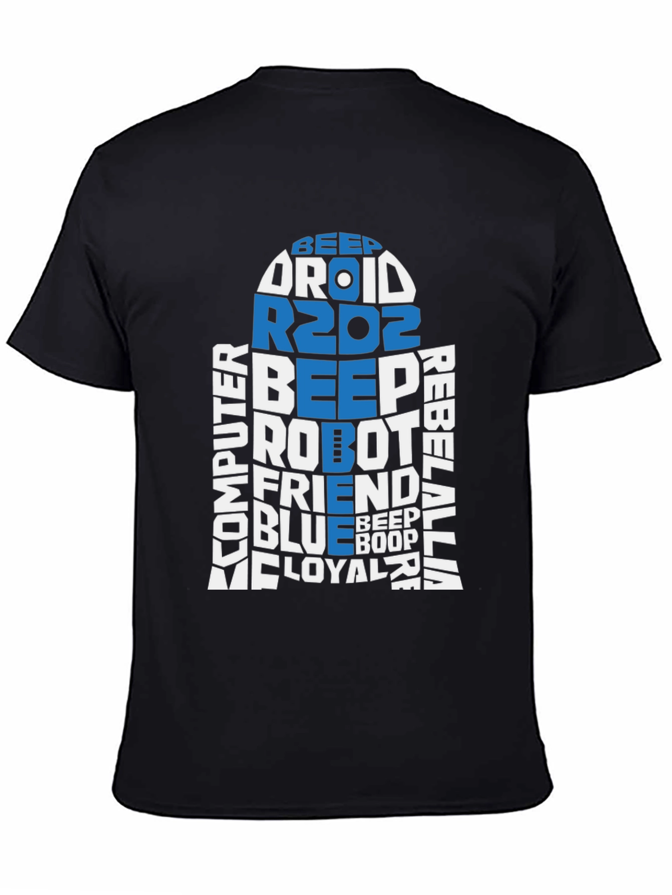 R2D2 Word Art T-Shirt