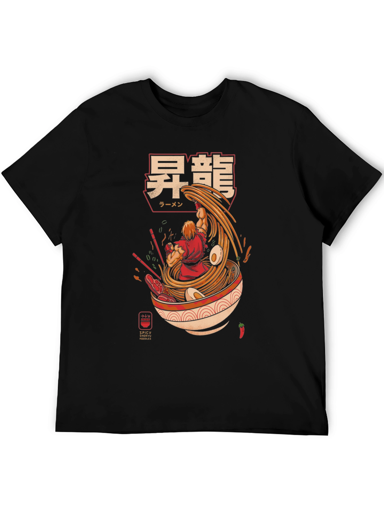 Ryu Ramen Graphic Tee - Spicy Shoryu Noodles