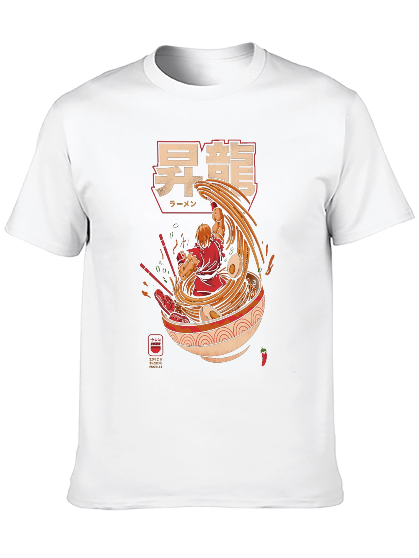 Ryu Ramen Graphic Tee - Spicy Shoryu Noodles