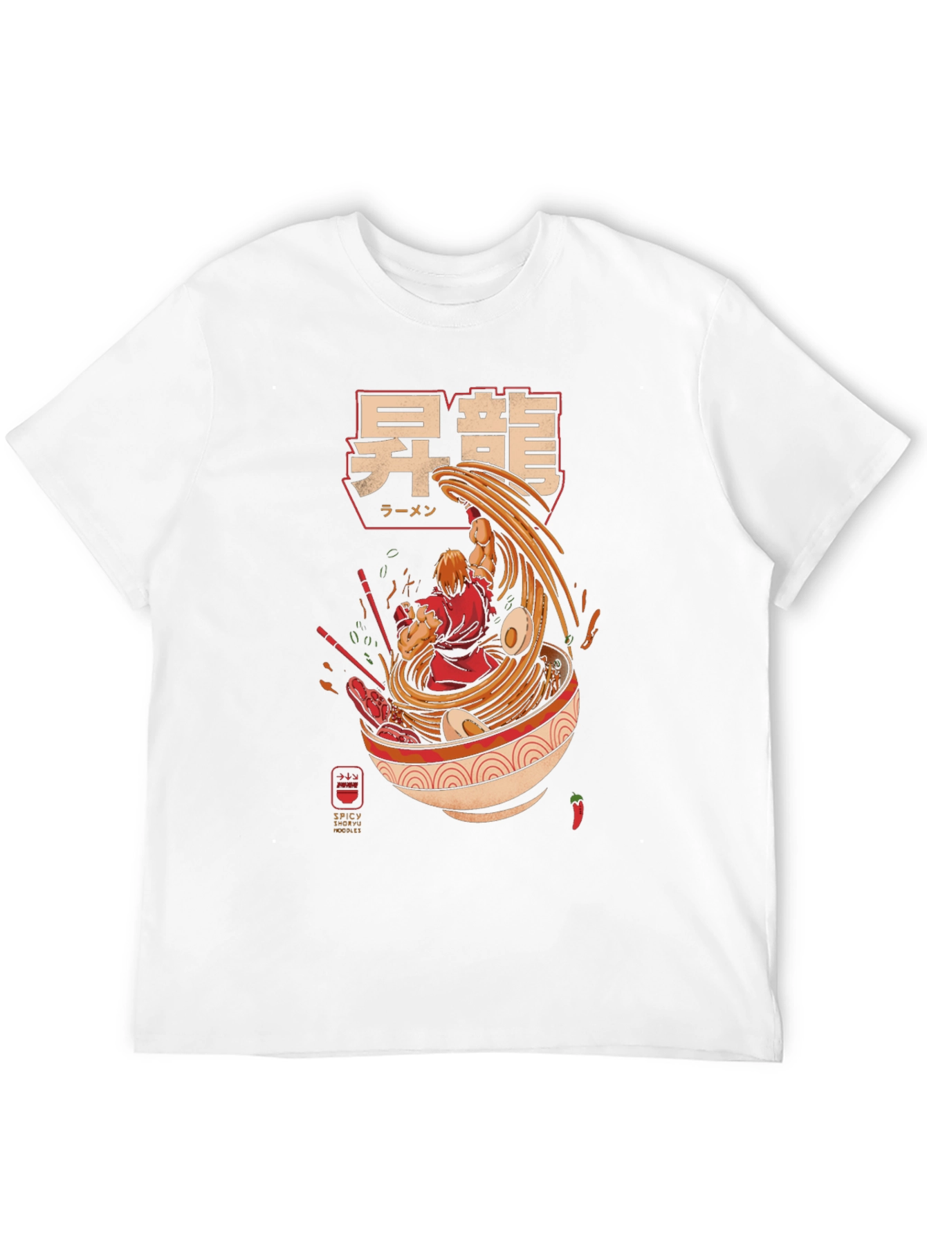 Ryu Ramen Graphic Tee - Spicy Shoryu Noodles