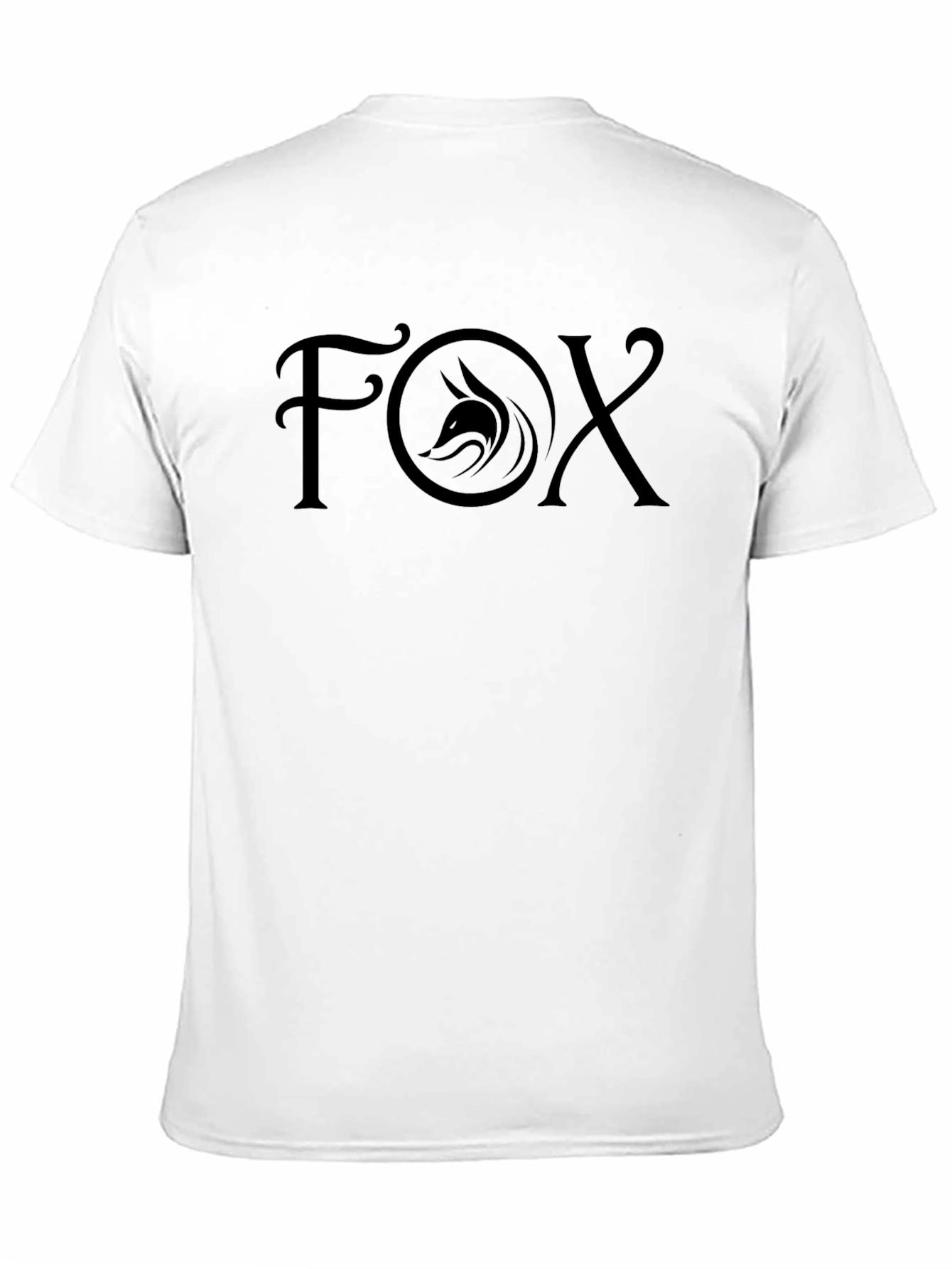 Fox Graphic Tee - Stylish Black T-Shirt