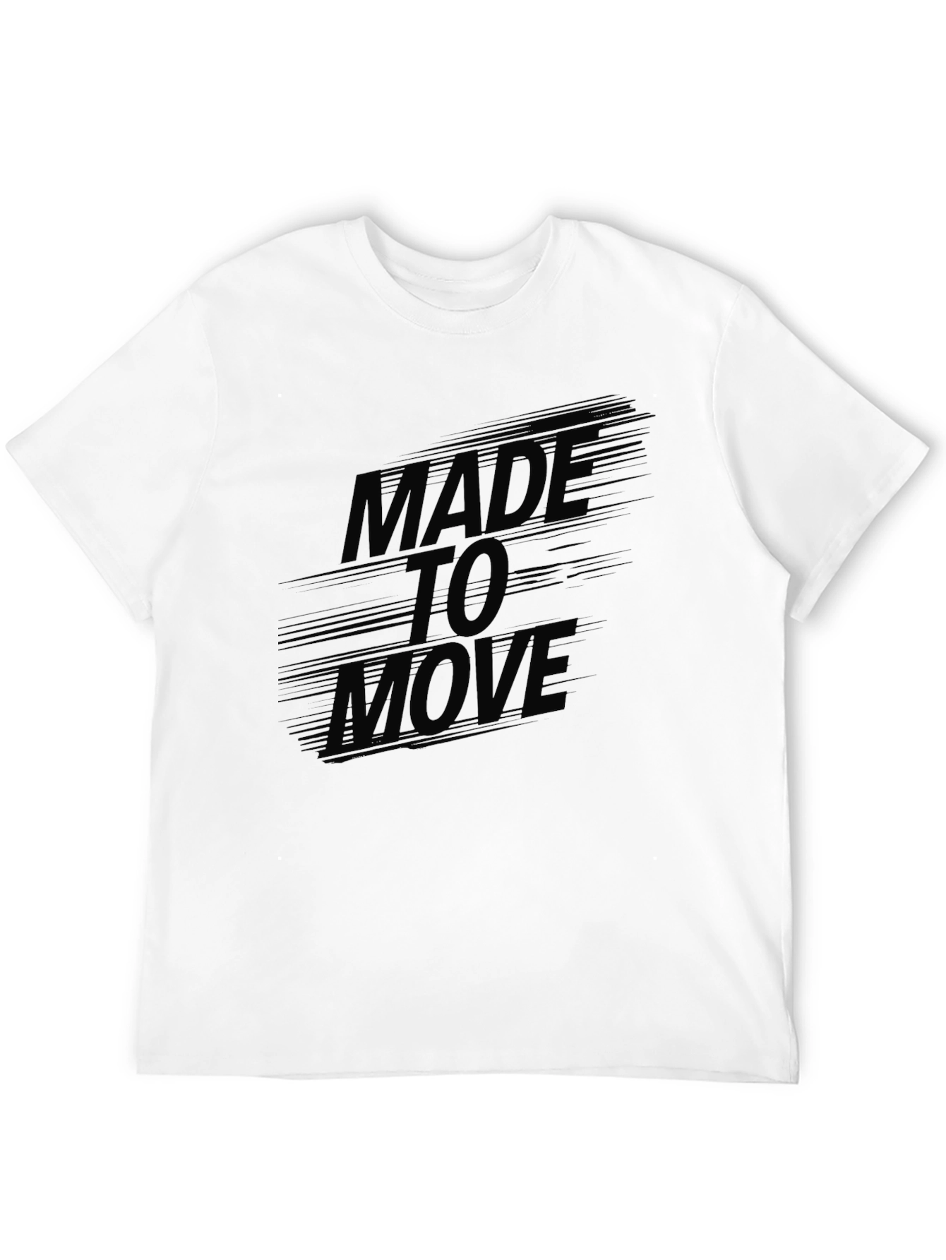 Made to Move Black Graphic Tee
