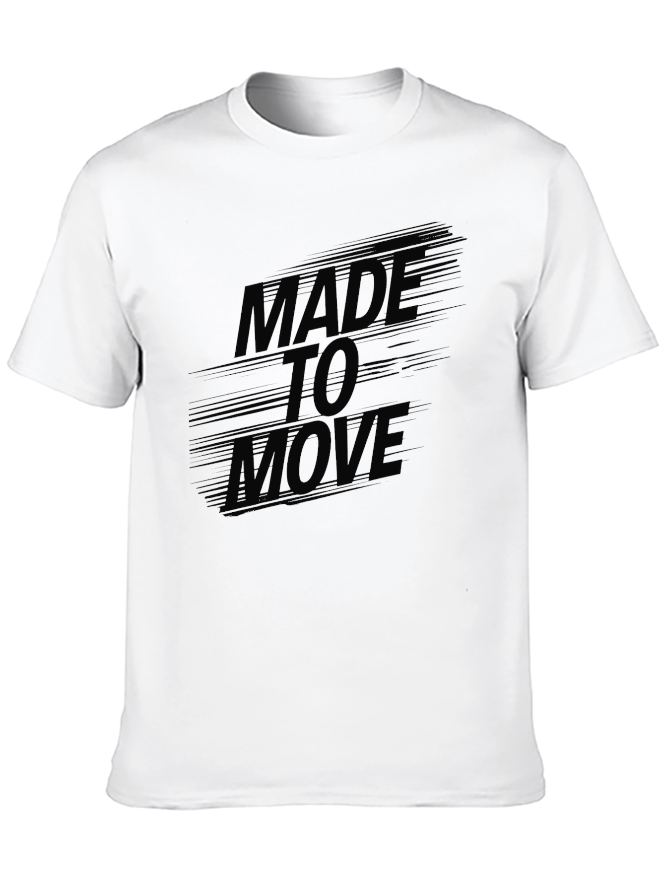 Made to Move Black Graphic Tee