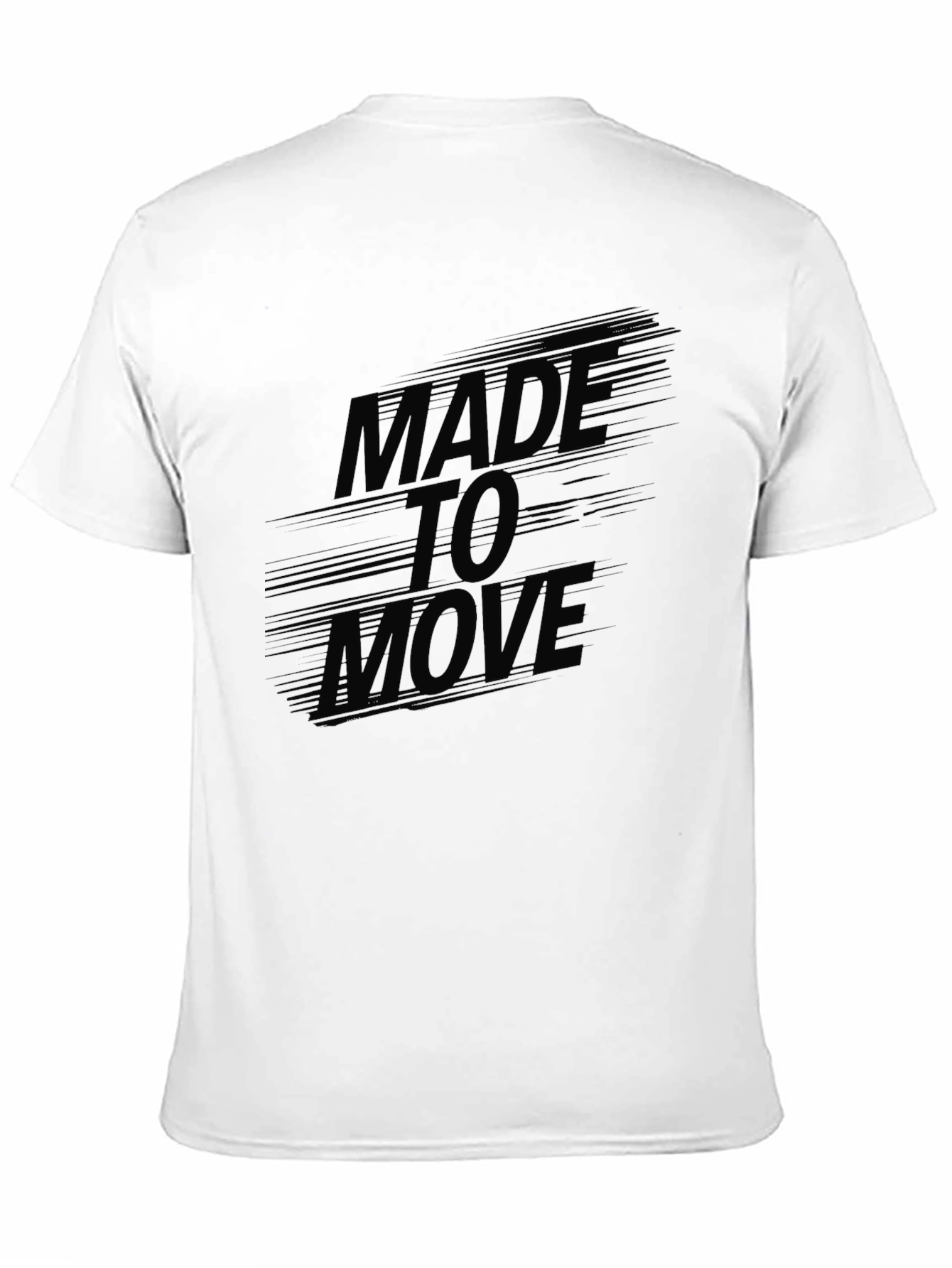Made to Move Black Graphic Tee