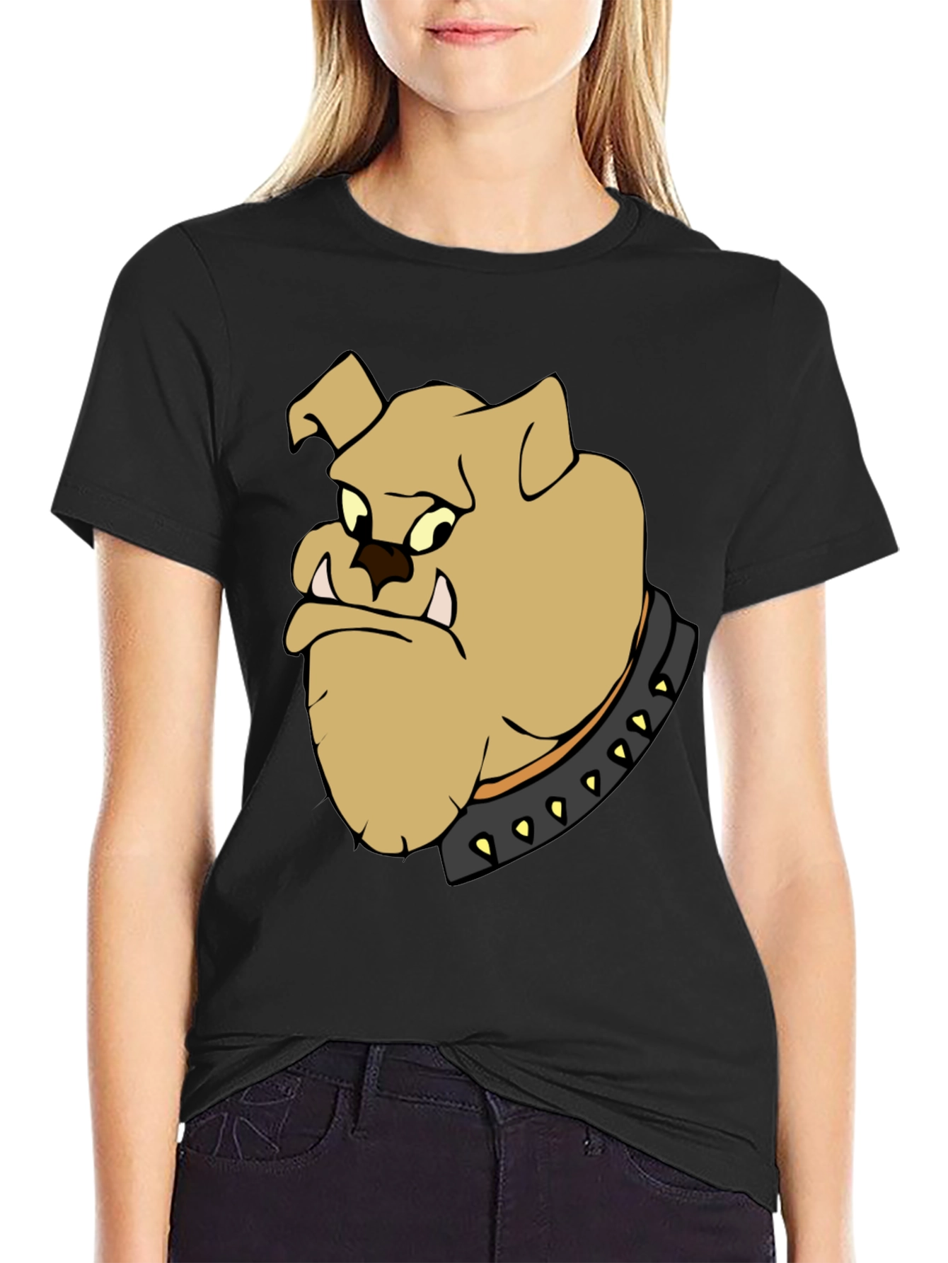 Cartoon Bulldog T-Shirt - Cool Graphic Tee