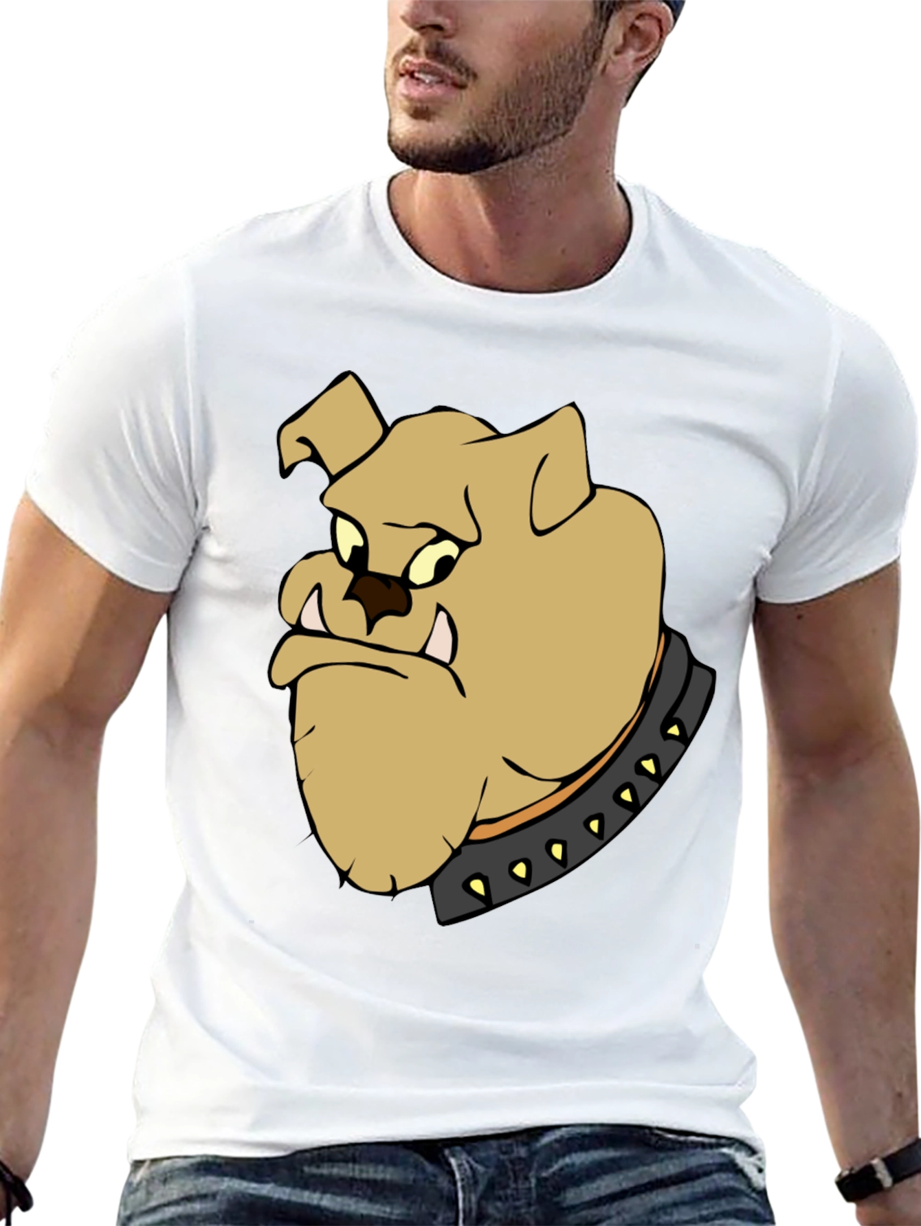 Cartoon Bulldog T-Shirt - Cool Graphic Tee