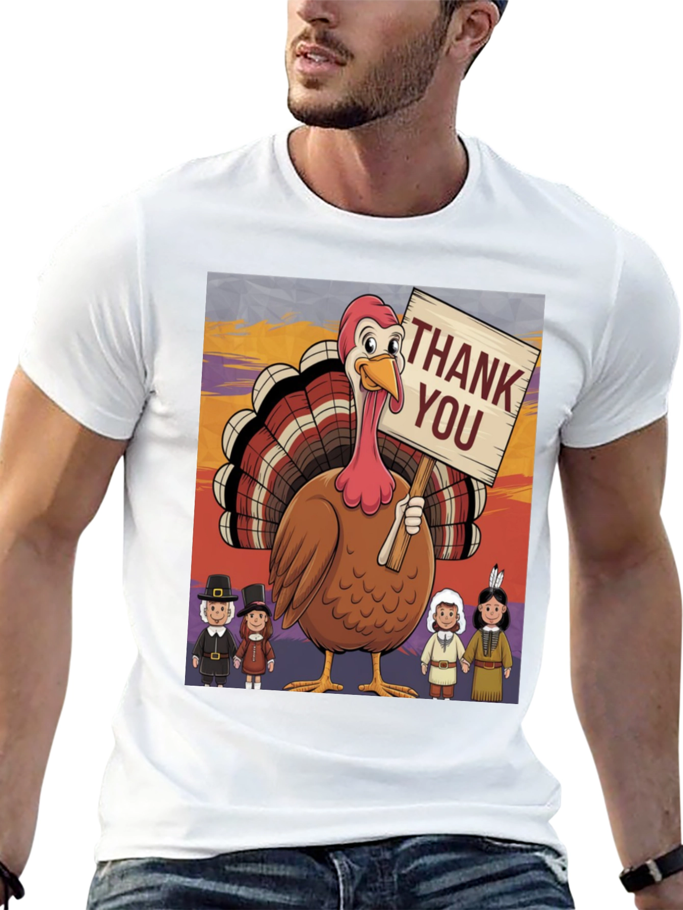 Thanksgiving Turkey Graphic Tee