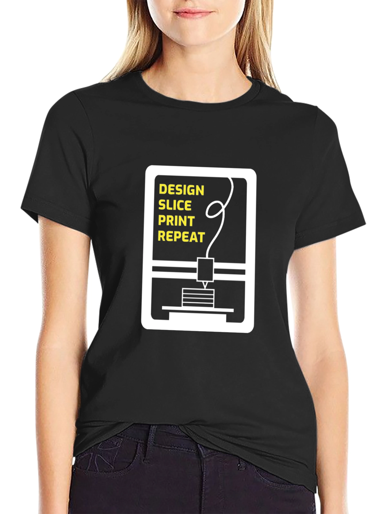 Design Slice Print Repeat T-Shirt