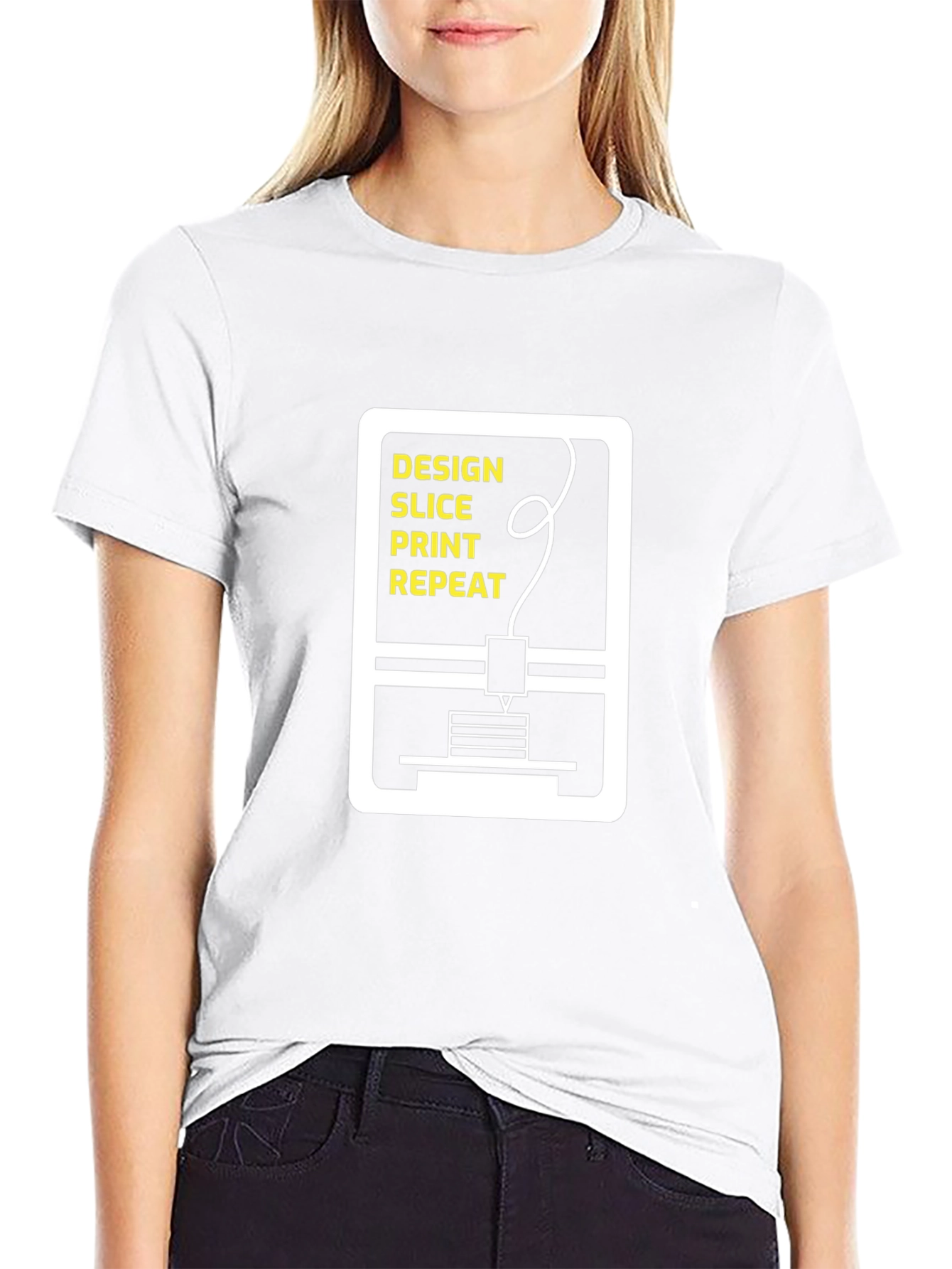 Design Slice Print Repeat T-Shirt