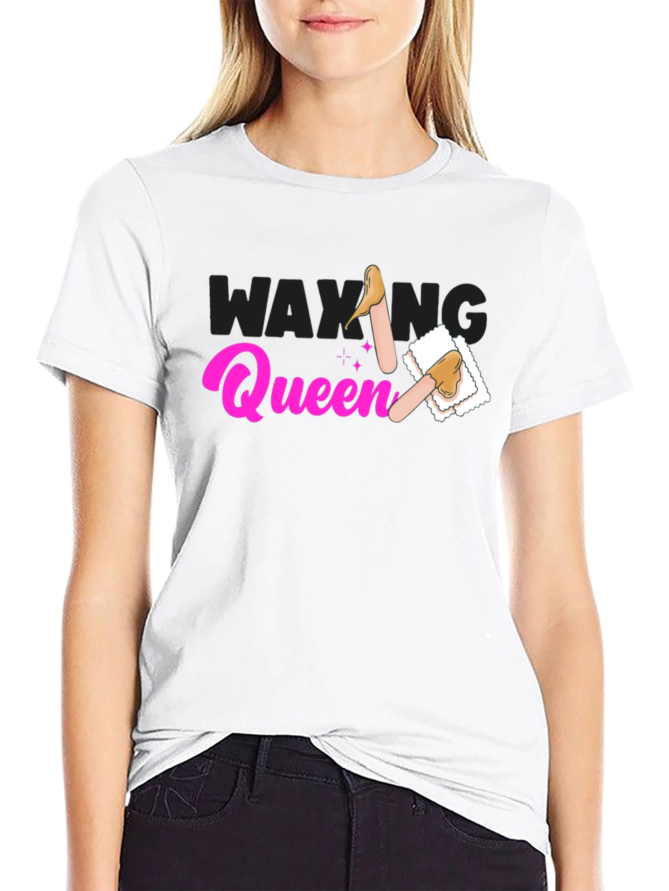 Waxing Queen T-Shirt - Beauty Spa Apparel