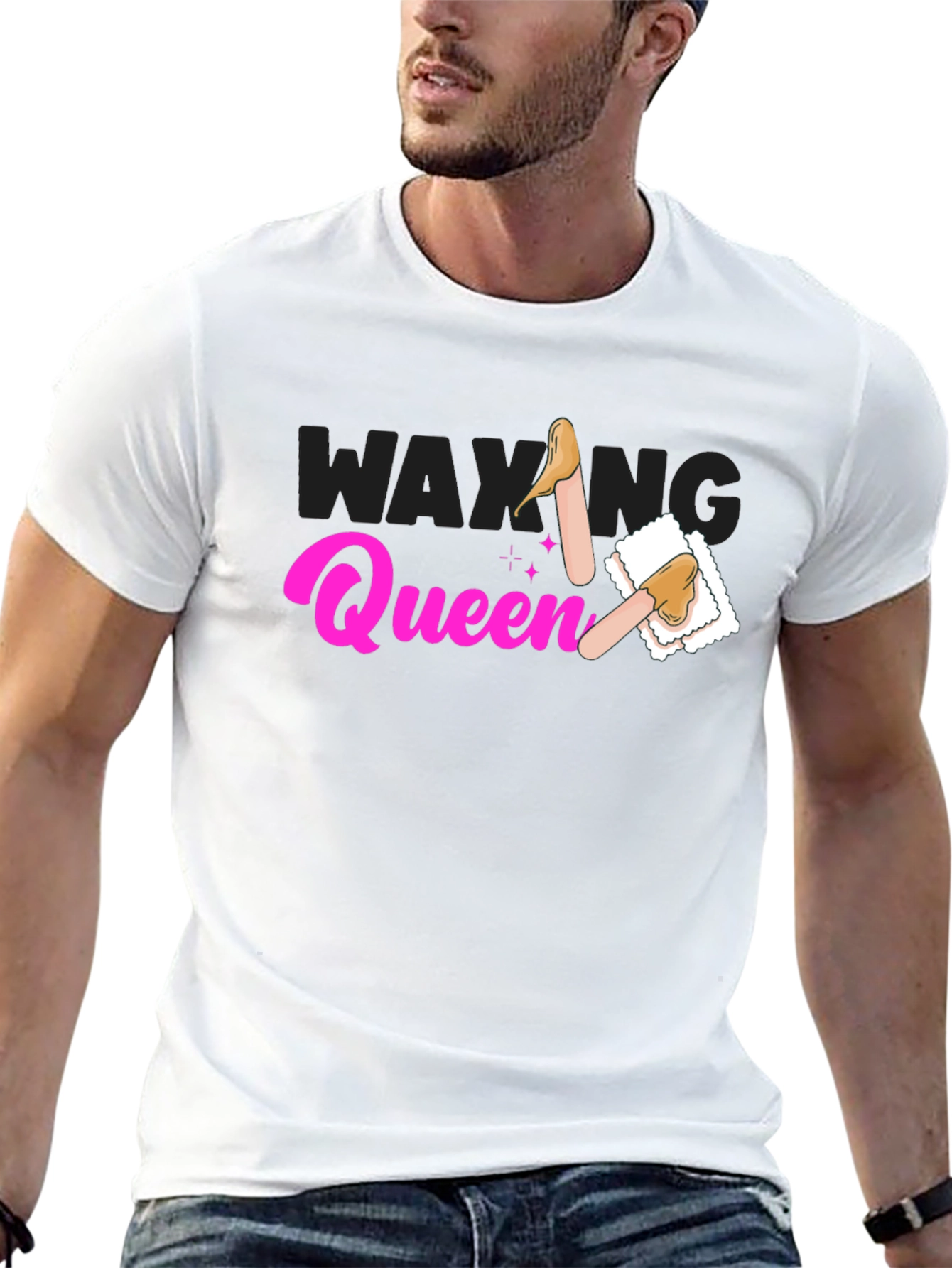 Waxing Queen T-Shirt - Beauty Spa Apparel