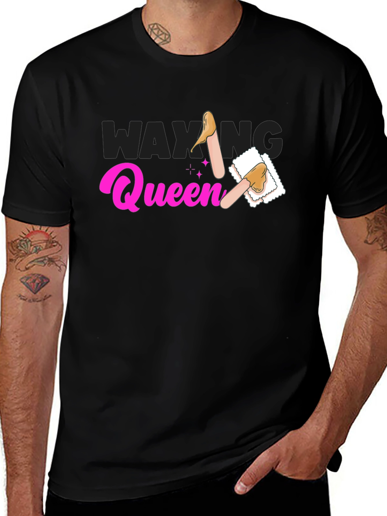 Waxing Queen T-Shirt - Beauty Spa Apparel