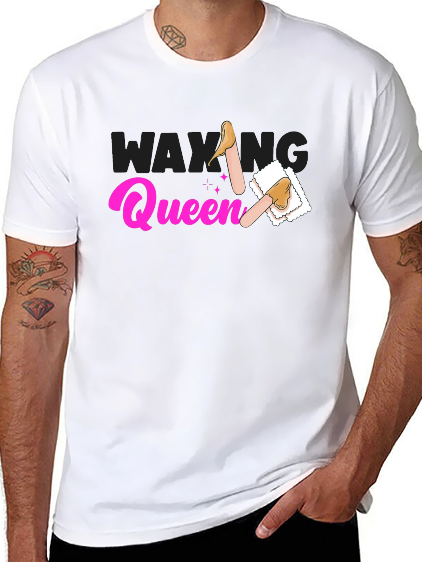 Waxing Queen T-Shirt - Beauty Spa Apparel