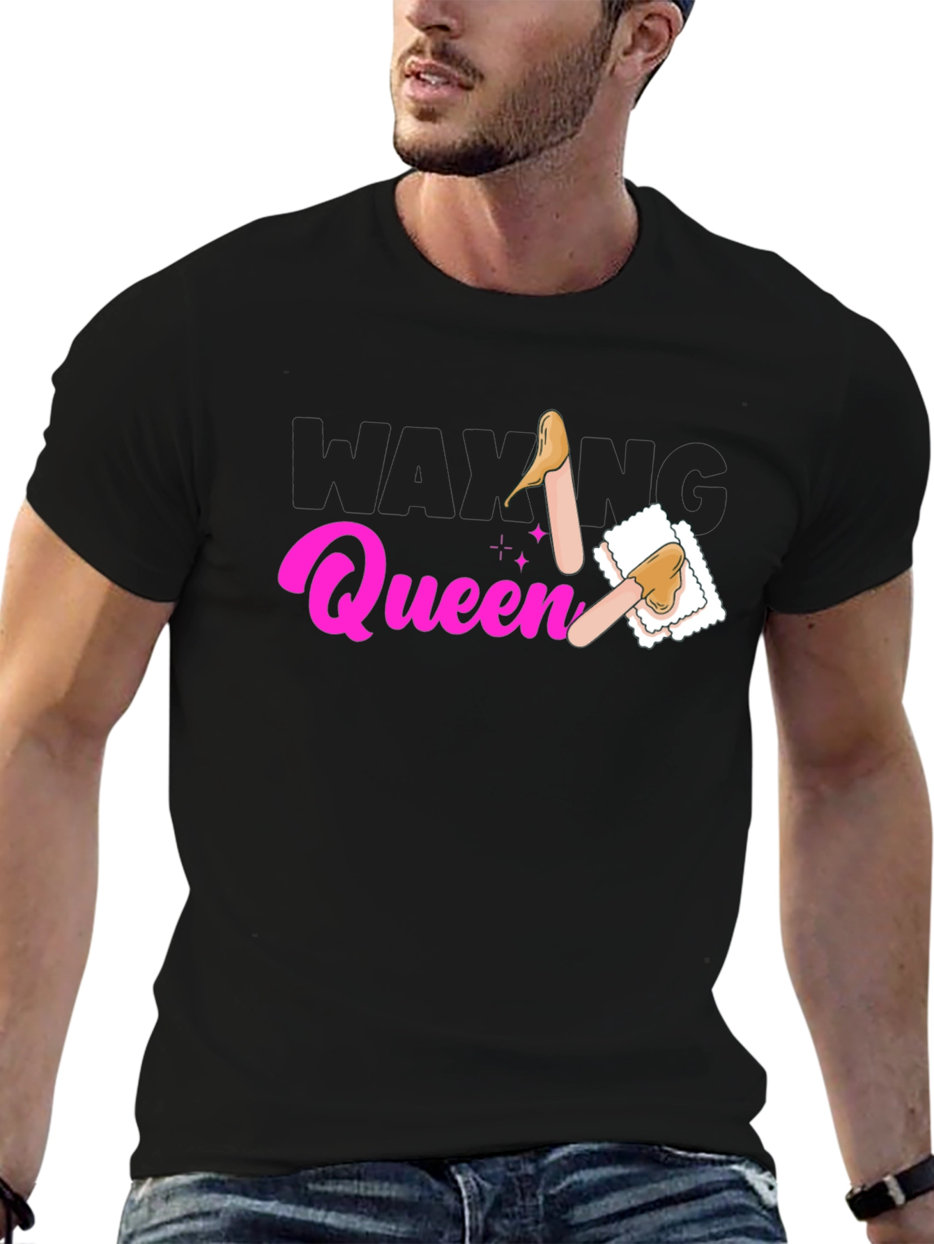 Waxing Queen T-Shirt - Beauty Spa Apparel