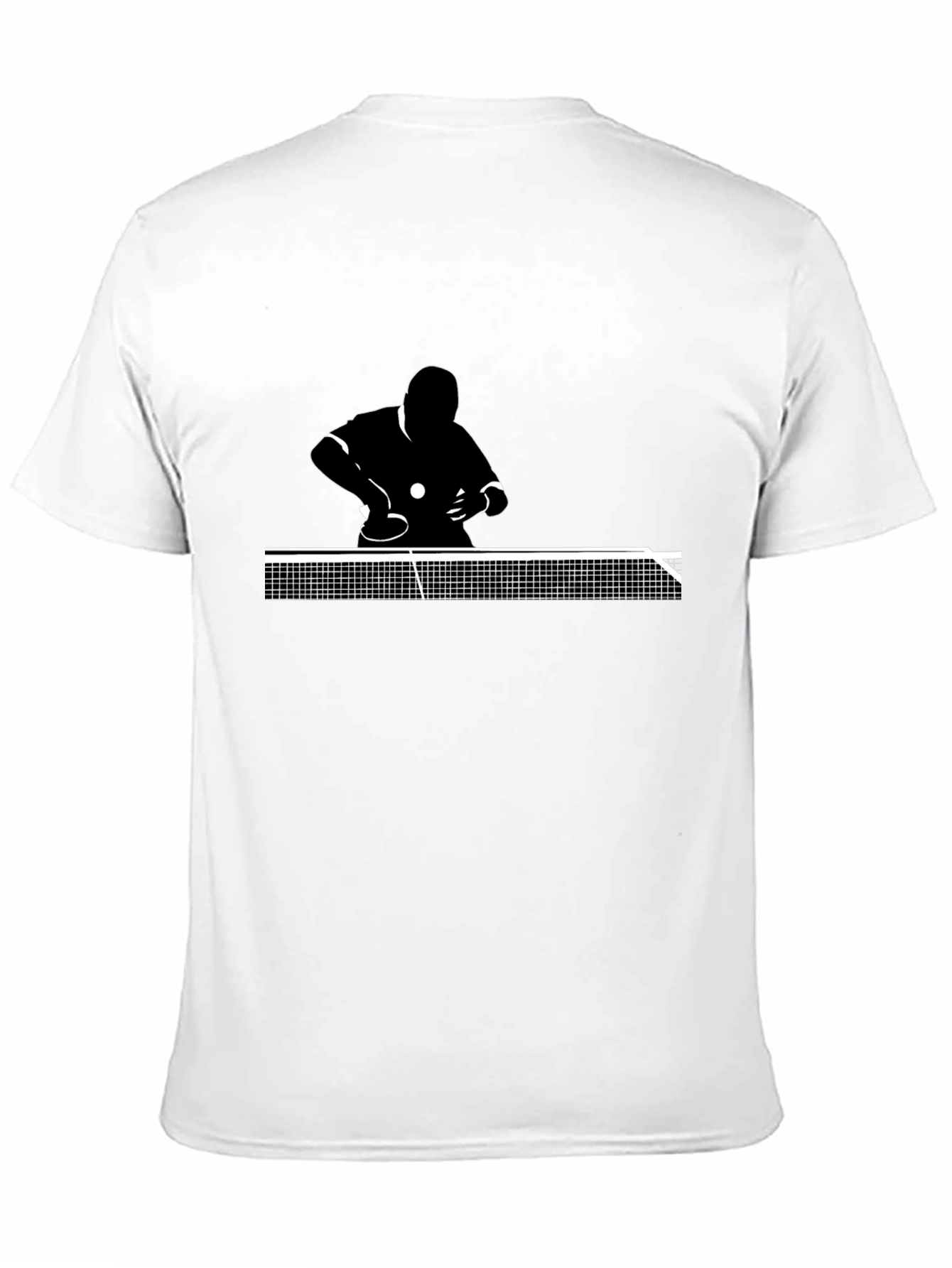 Ping Pong Player Black T-Shirt