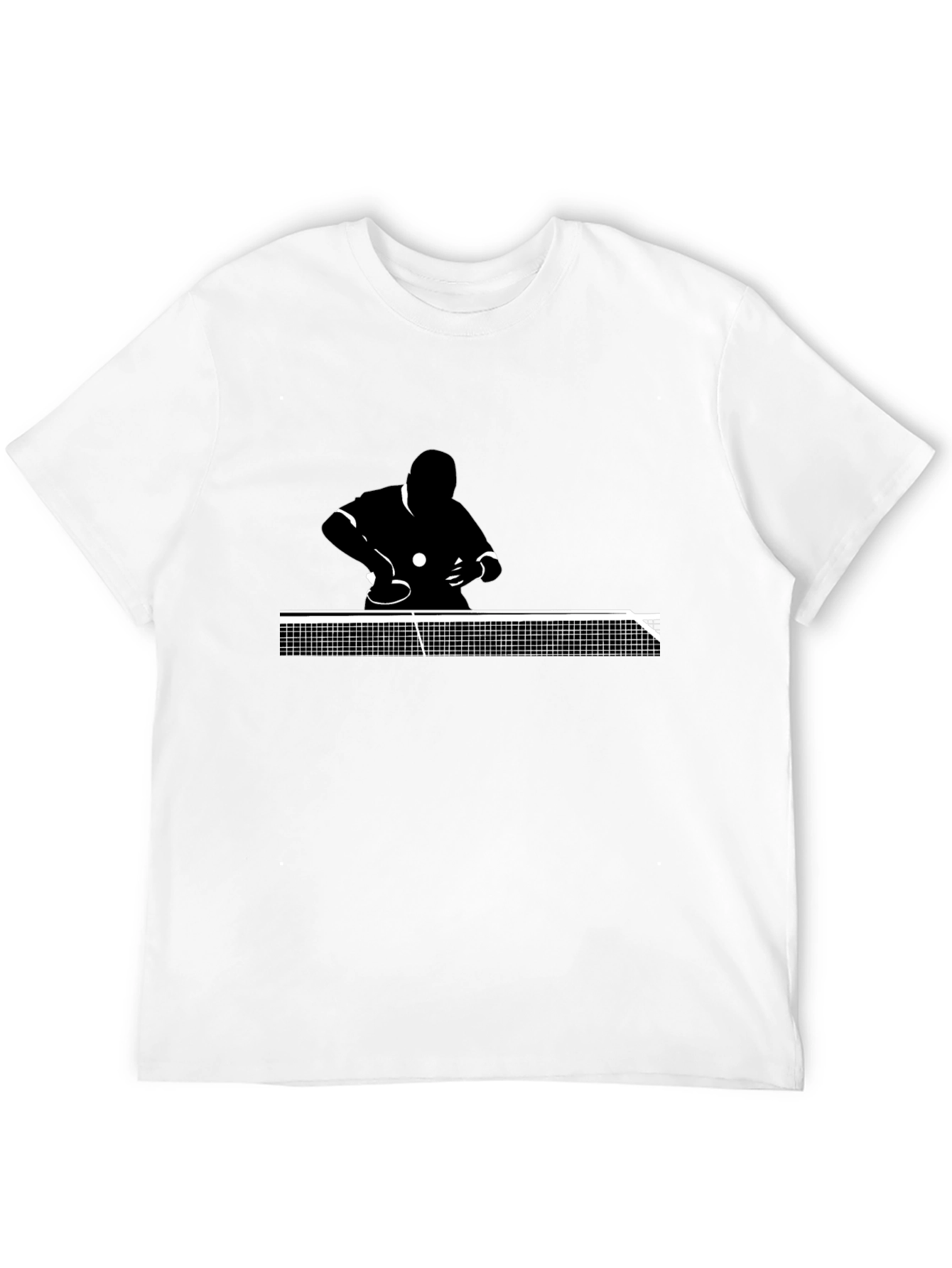 Ping Pong Player Black T-Shirt
