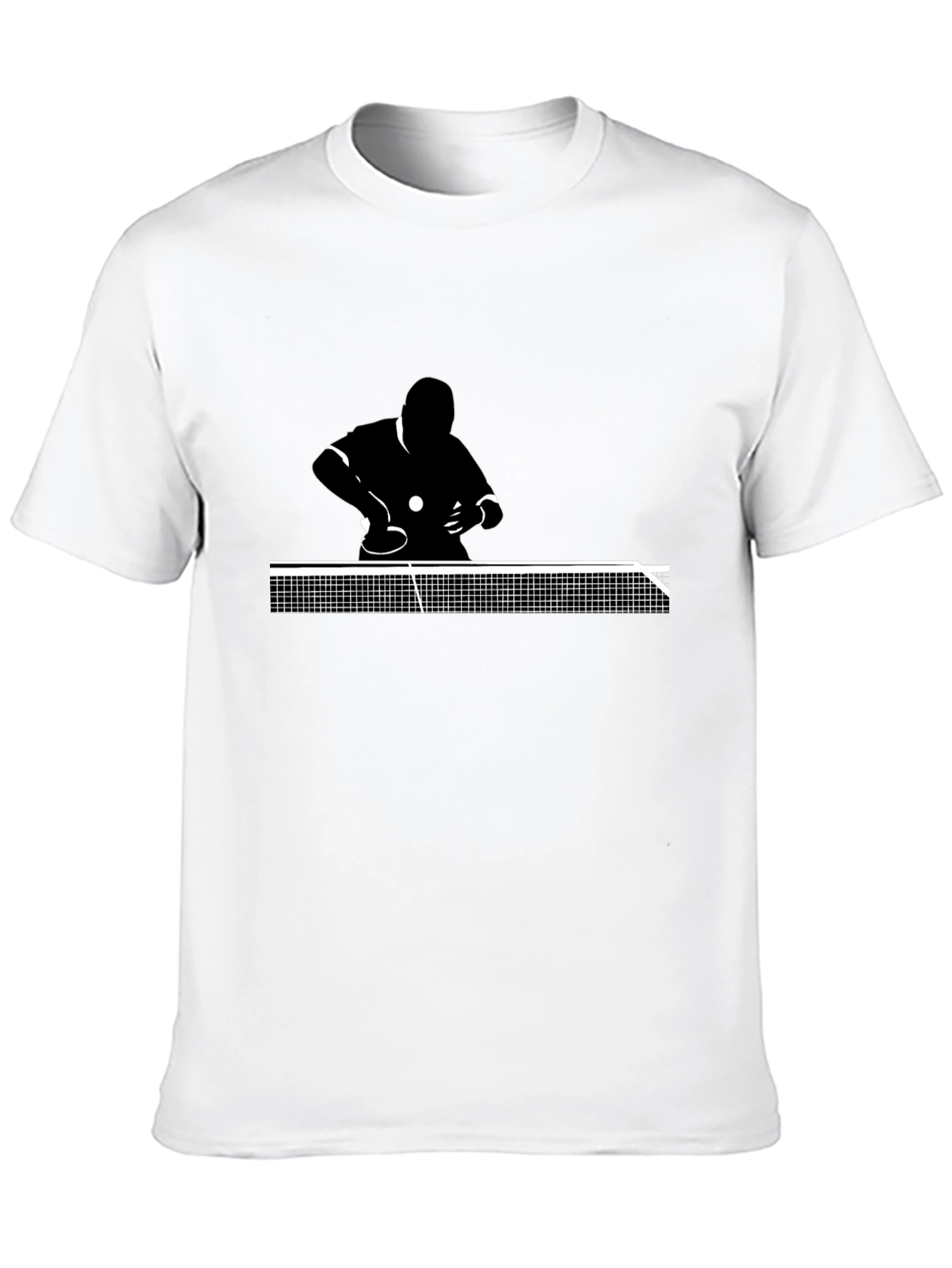 Ping Pong Player Black T-Shirt